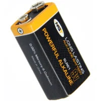 NGT 9V Alkaline Batteries 10 Pack 6LR61 Long Lasting Bite Alarm Battery