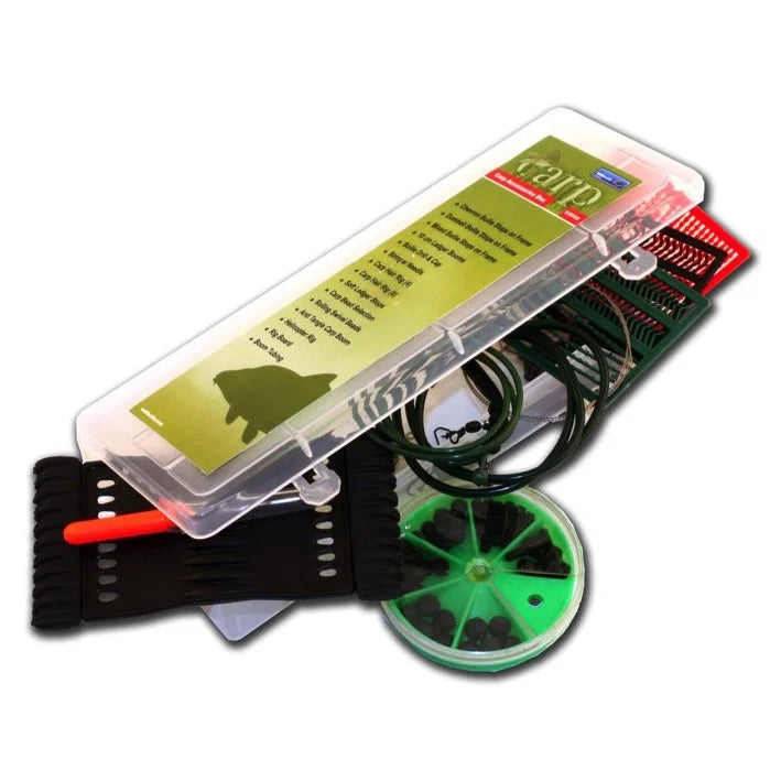 Carp Essentials Accessories Tackle Box Hair Rigs Bait Needle Drill Stops & Beads