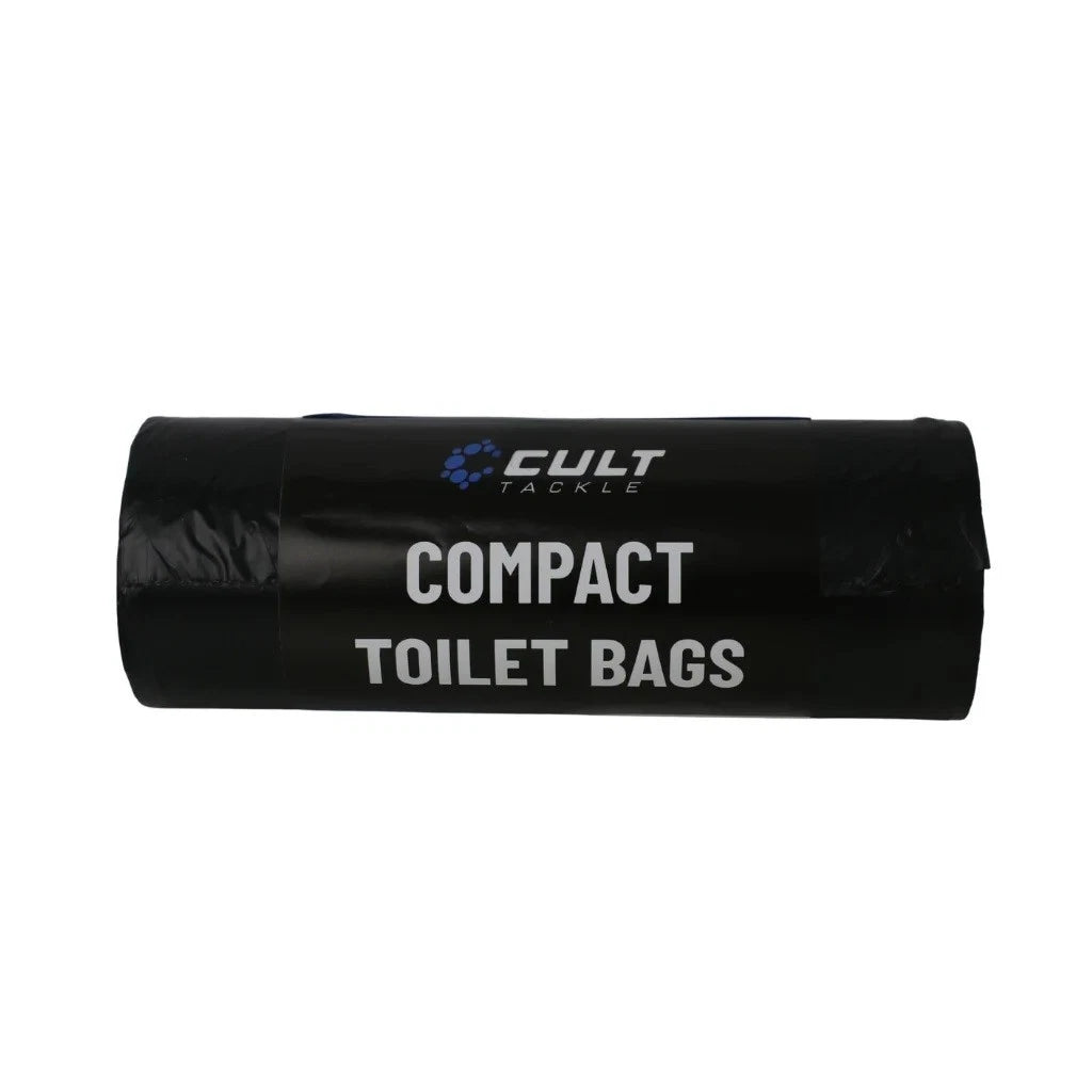 Cult Tackle Compact Fishing Bivvy Toilet CUL136 Portable Camping WC + 30 Bags
