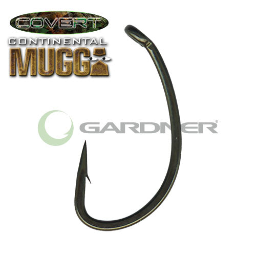 Gardner Tackle Covert Continental Mugga Carp Fishing Hooks (10)