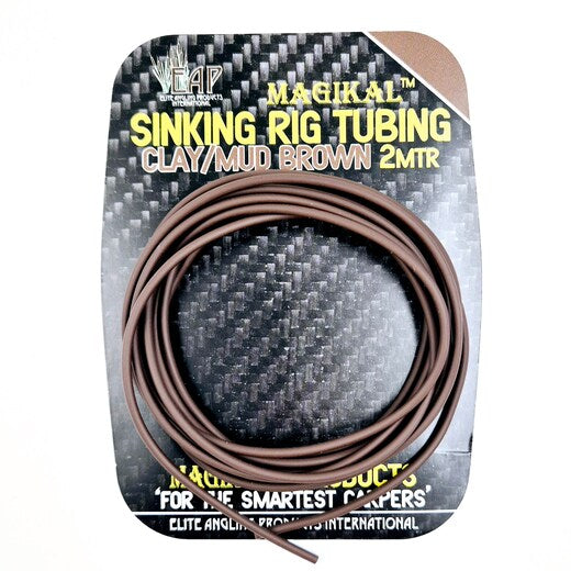 Carp Fishing Running Rig Tubing Kit - Clay/Mud Brown