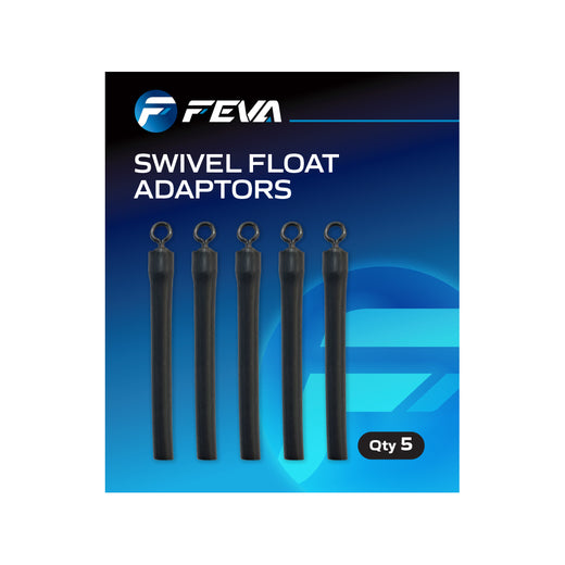 FEVA Swivel Float Adaptors (5 Pack) - Quick Change Waggler Connectors - Anti-Twist