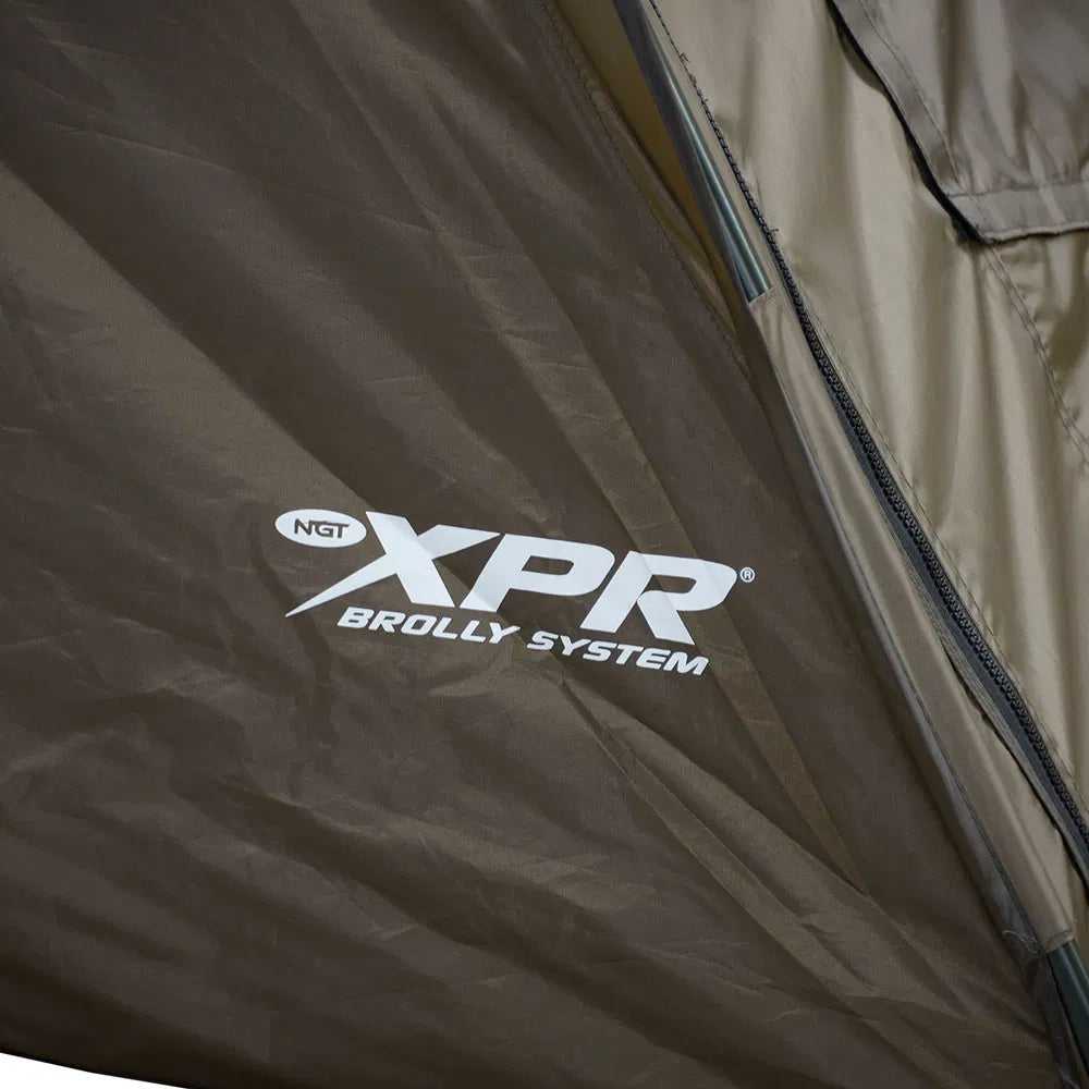 NGT XPR Shelter Brolly System - Inc groundsheet, Storm Poles, Case