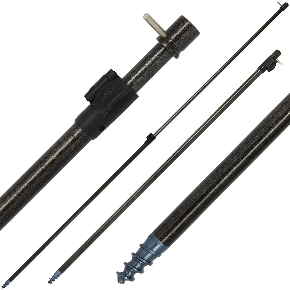 NGT Carp Fishing 38" Extending Telescopic Bivvy Storm Poles