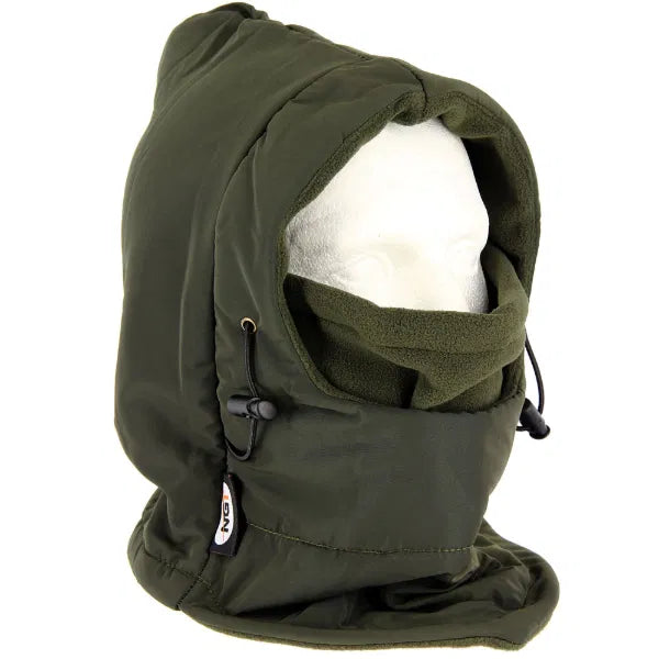 NGT DLX Snood Fleece Lined Thermal Neck Warmer Windproof Water Resistant Face Guard