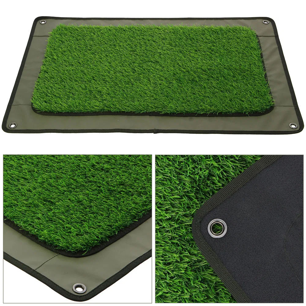 NGT Bivvy Mat - Waterproof PVC Astro Turf Carp Fishing Tent Groundsheet 75x50cm