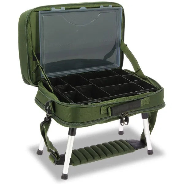 NGT Carp Case System PLUS Bivvy Table Tackle Box Bag Organiser 42x31cm Storage