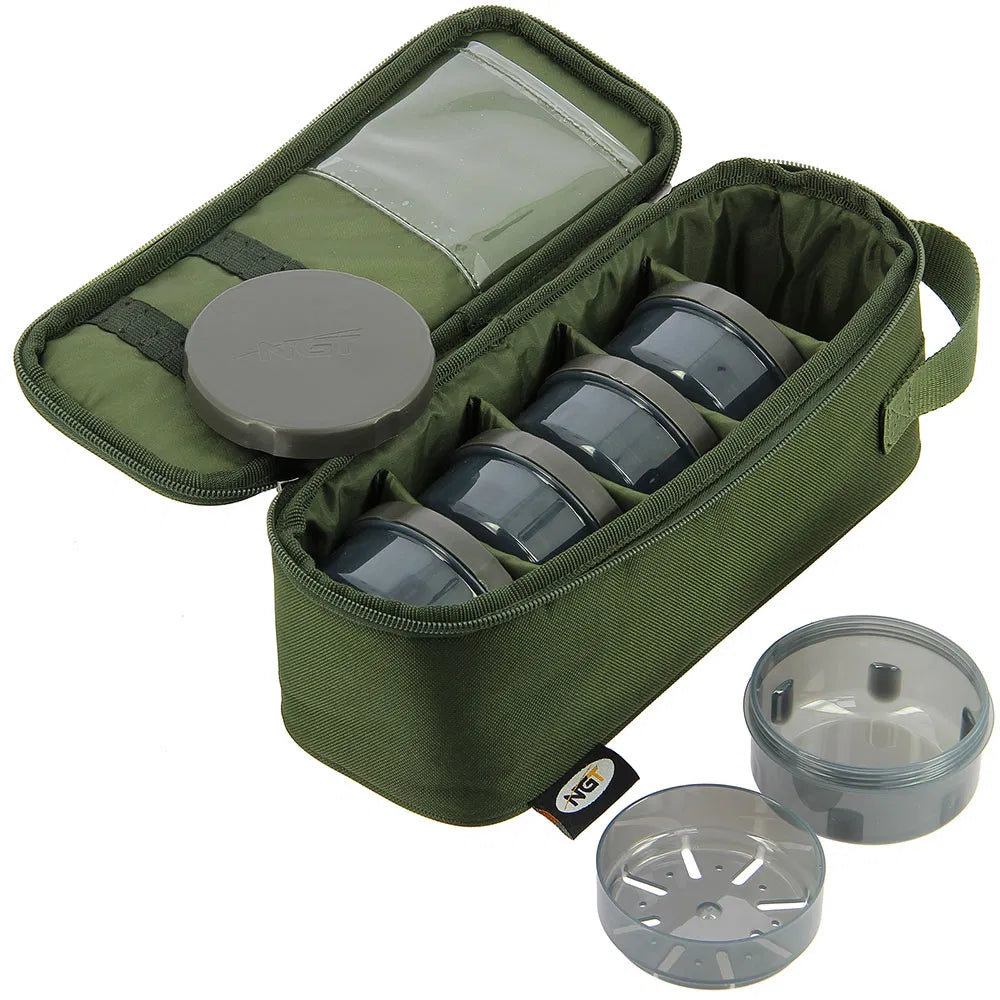 Deluxe Glug Pot / Carp Fishing Hookbait Bag