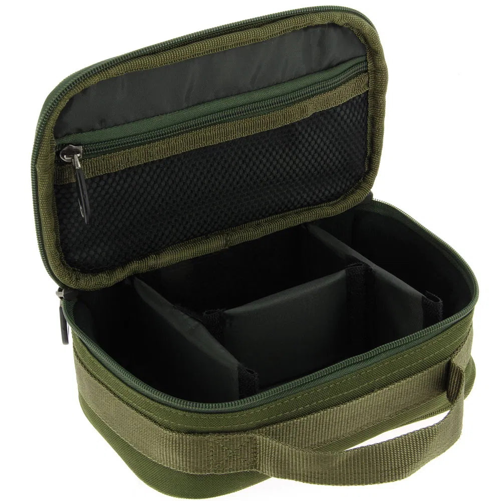 NGT Carp Fishing 3 Compartment Lead Pouch | Terminal Tackle Bag