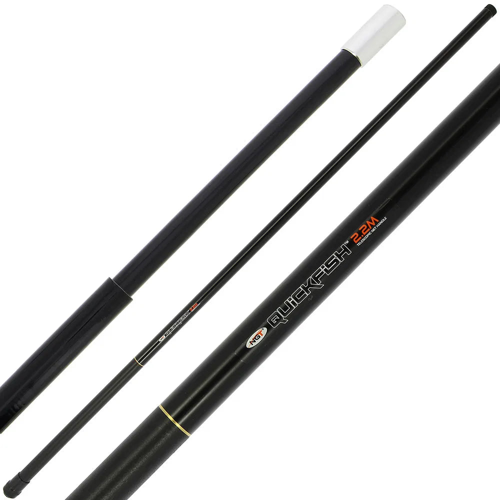 QuickFish 2m (7.3ft) Telescopic Match Fishing Landing Net Handle