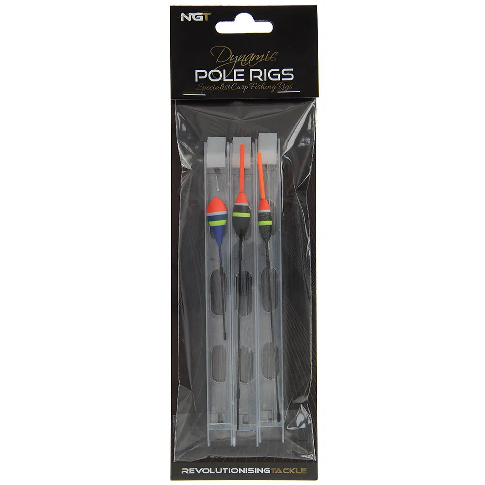 NGT Dynamic Three-Pack Pole Fishing Rigs
