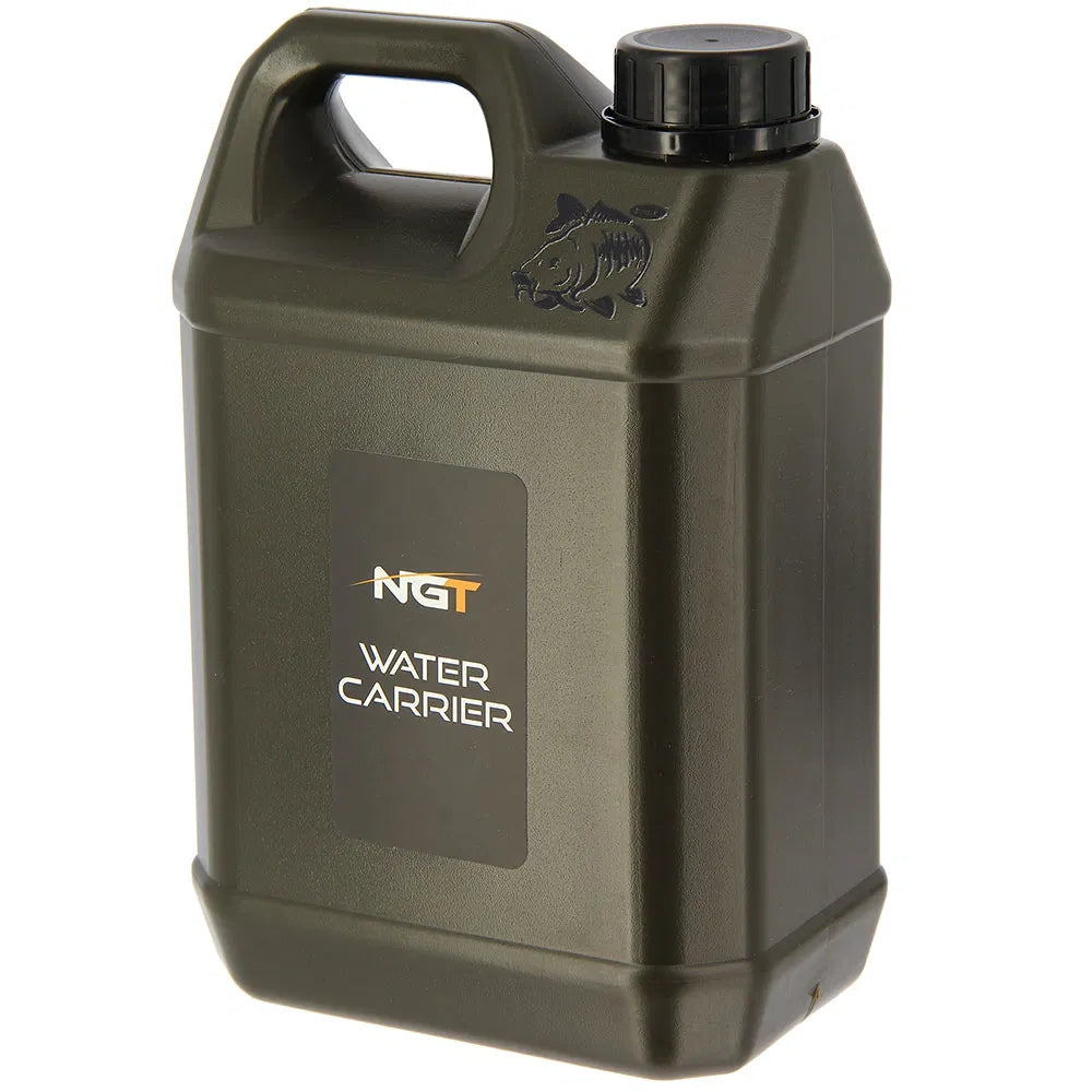 NGT 2.5L Water Container Heavy Duty HDPE BPA-Free Compact Fishing Water Carrier