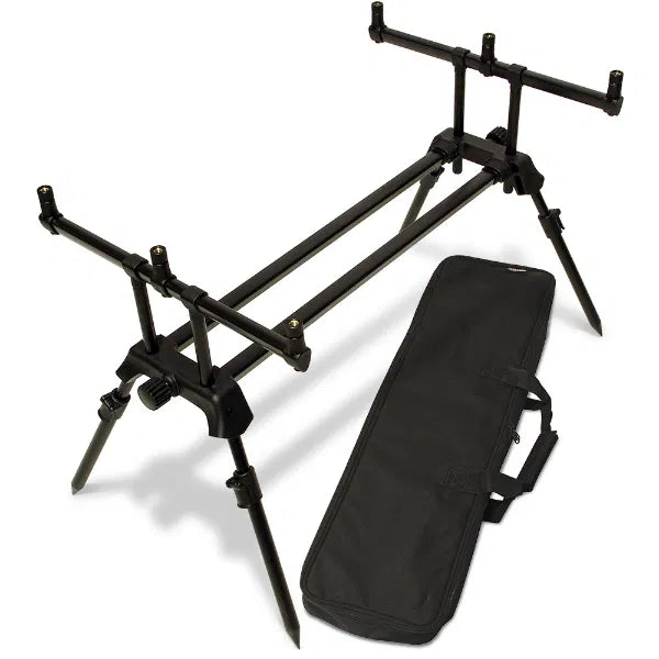 NGT Uber Versatile Dual Line 3Rod Pod - Use as a Low Profile or Sky Pod | Carp Fishing