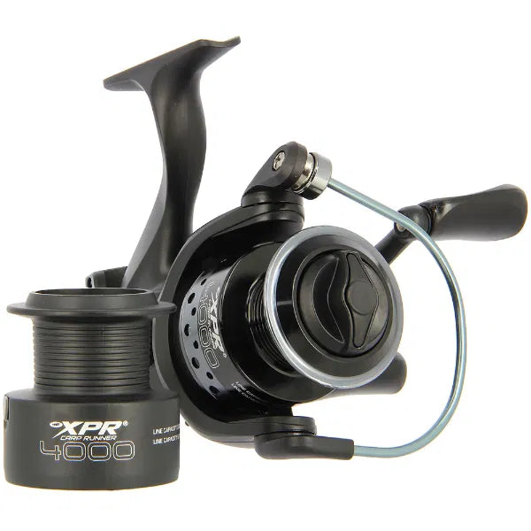 NGT XPR 4000 Carp Runner Reel 10BB Twin Handle Rear Drag + Spare Spool