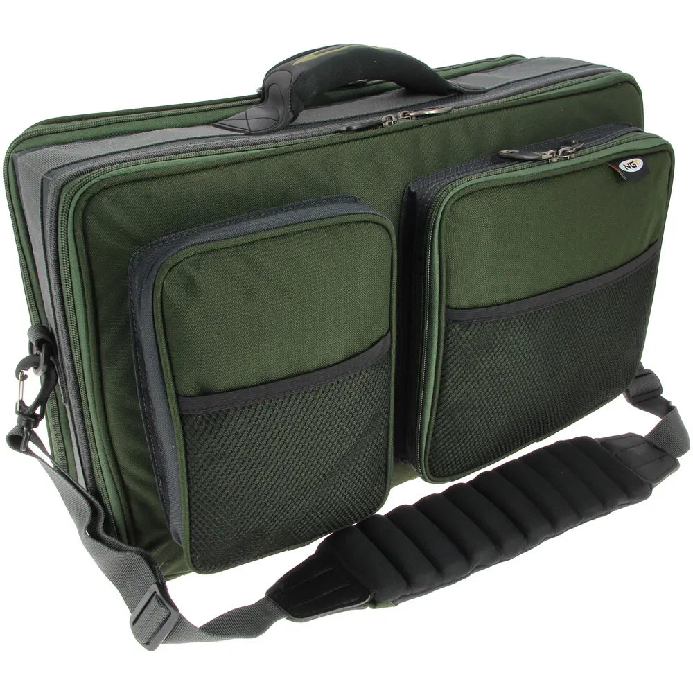 Fishing Table System Bivvy Tackle Box Rig Wallet Glug Pots Lead Bag Organiser 51cm