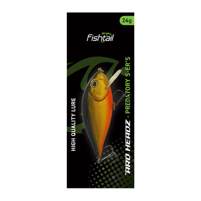FISHTAIL Pike Perch Predator Fishing Lures Minnow Roach Tiger Goldfish 16g 24g