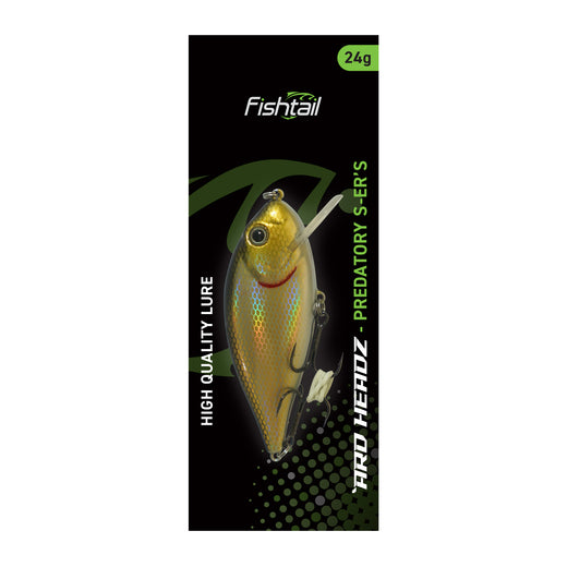 FISHTAIL Pike Perch Predator Fishing Lures Minnow Roach Tiger Goldfish 16g 24g