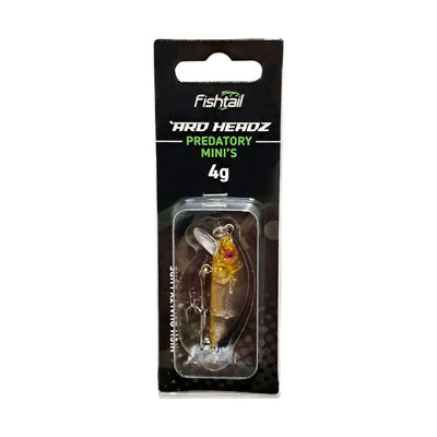 FISHTAIL Mini Lure Set Perch Jack Pike Canal Fishing Diving Blade Rattler