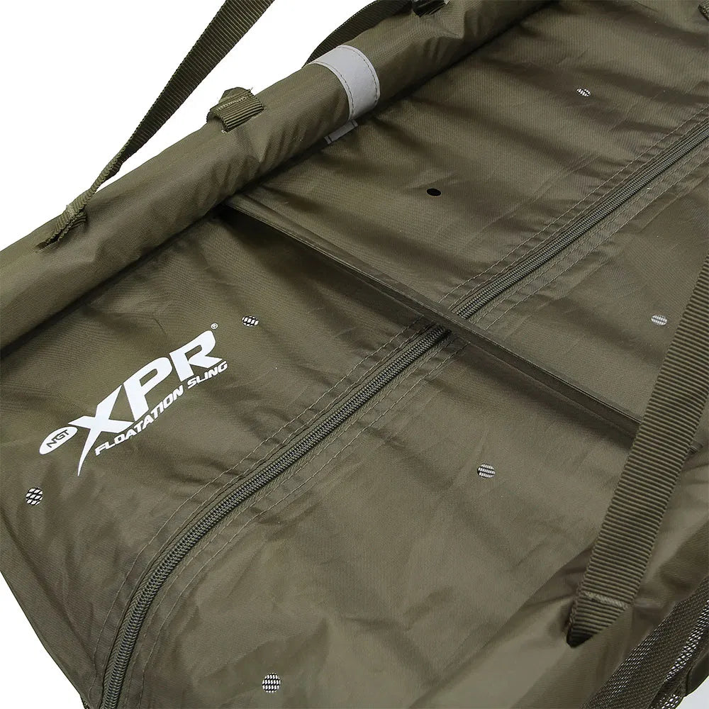 NGT XPR Floatation Sling & Retaining System Mesh PVC Carp Weigh Sling + Carry Case