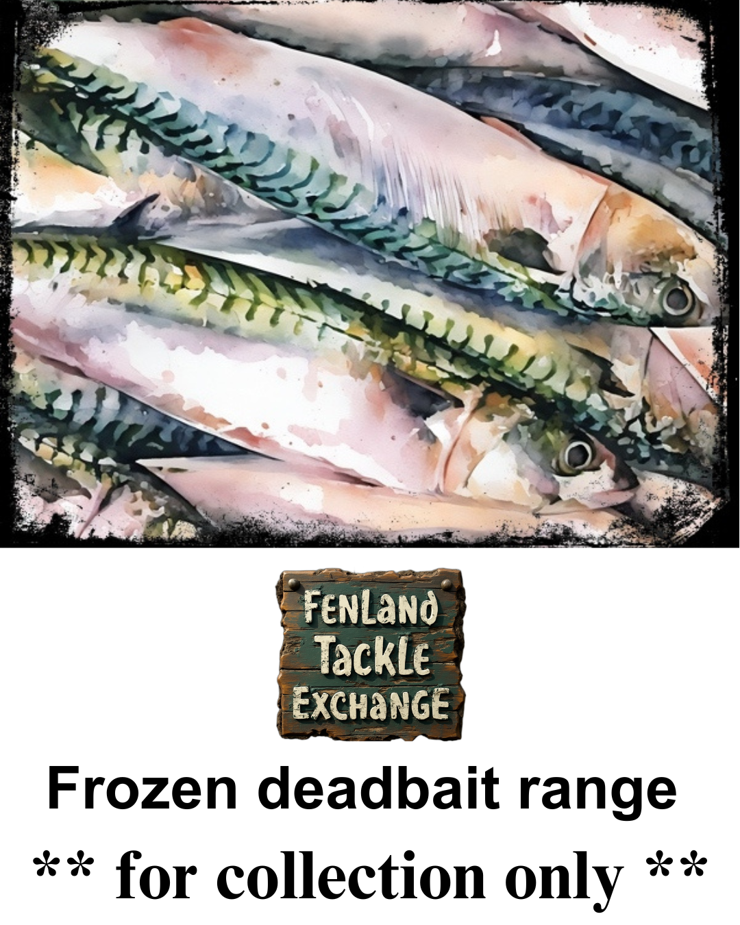 Pike/Predator Deadbait Range - Frozen Coarse and Sea Baits - **COLLECTION ONLY**