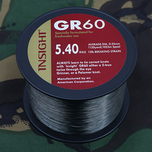 Gardner GR60 Carping / Specimen Fishing Mono Mainline - Green