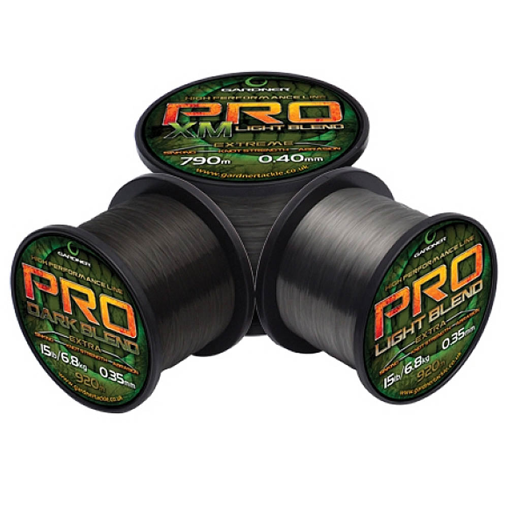 Gardner Tackle Pro Carp Fishing Mono Mainline Range