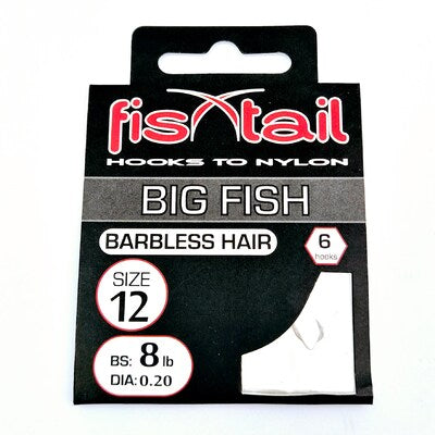 Fishtail Big Fish Barbless Hair Rigs - Specimen Fishing Rigs