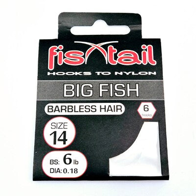 Fishtail Big Fish Barbless Hair Rigs - Specimen Fishing Rigs