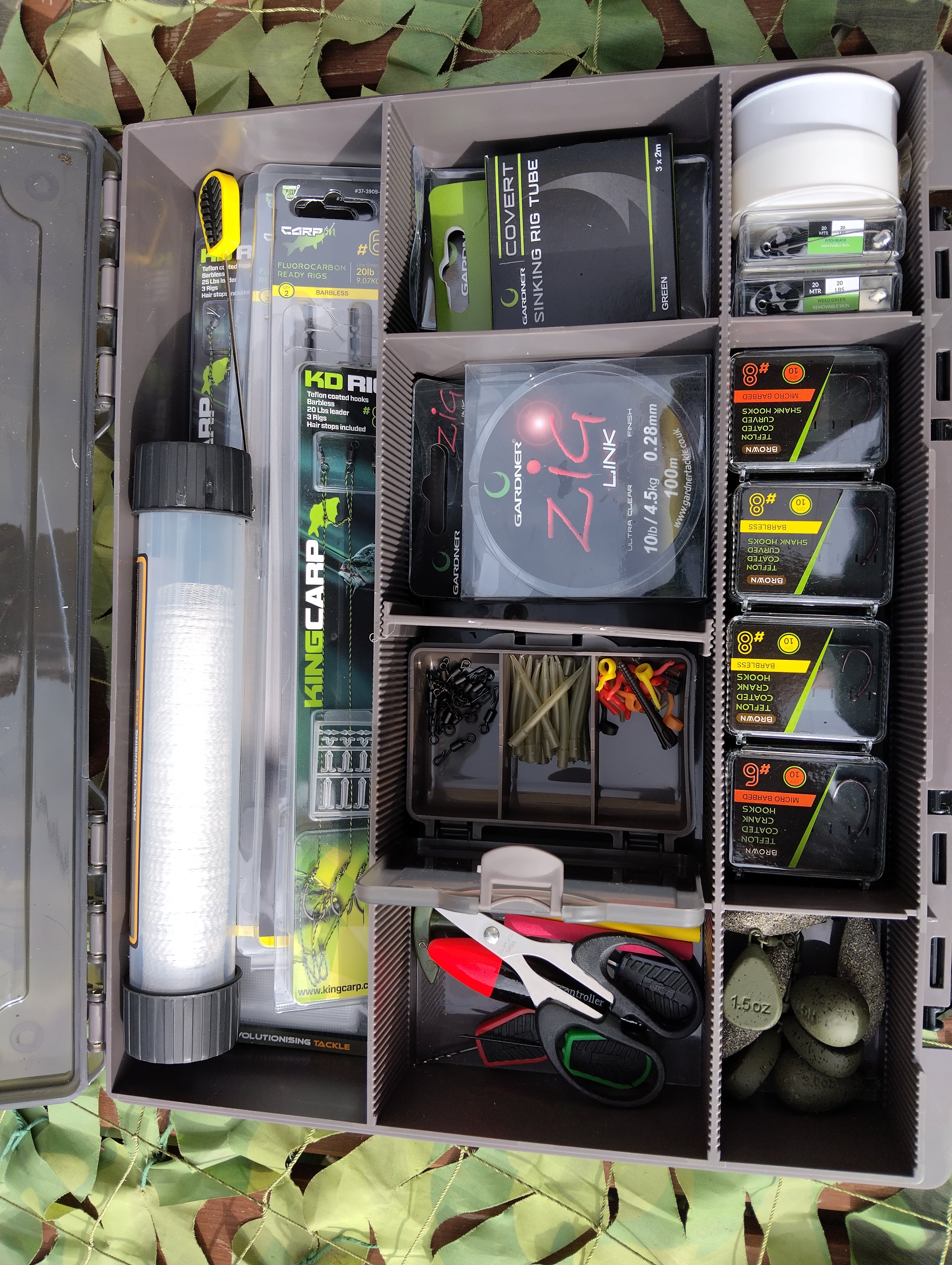 Fully Loaded 'System' Fishing Tackle Box - Pike, Carp or Coarse | Starter & Deluxe Kits