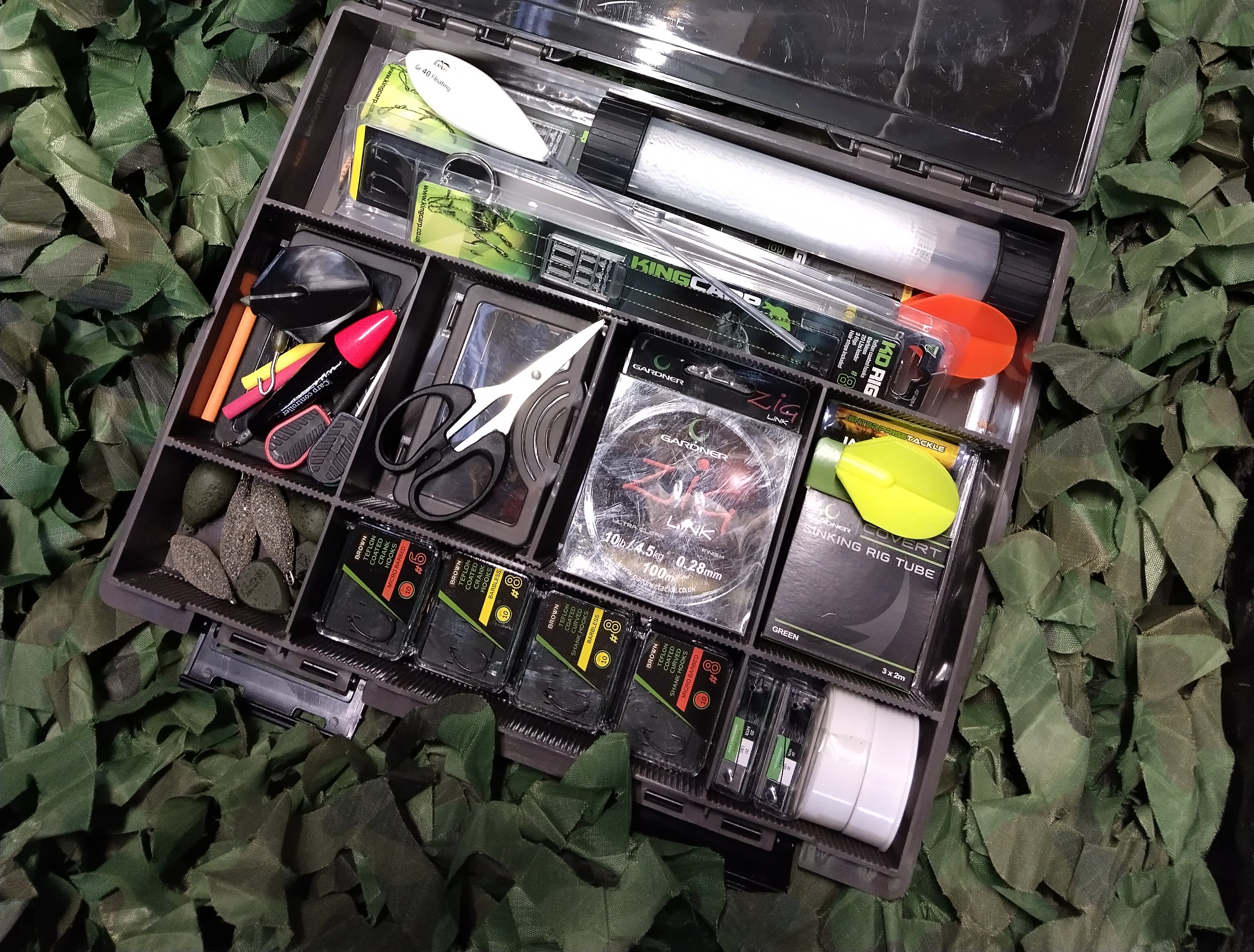 Fully Loaded 'System' Fishing Tackle Box - Pike, Carp or Coarse | Starter & Deluxe Kits