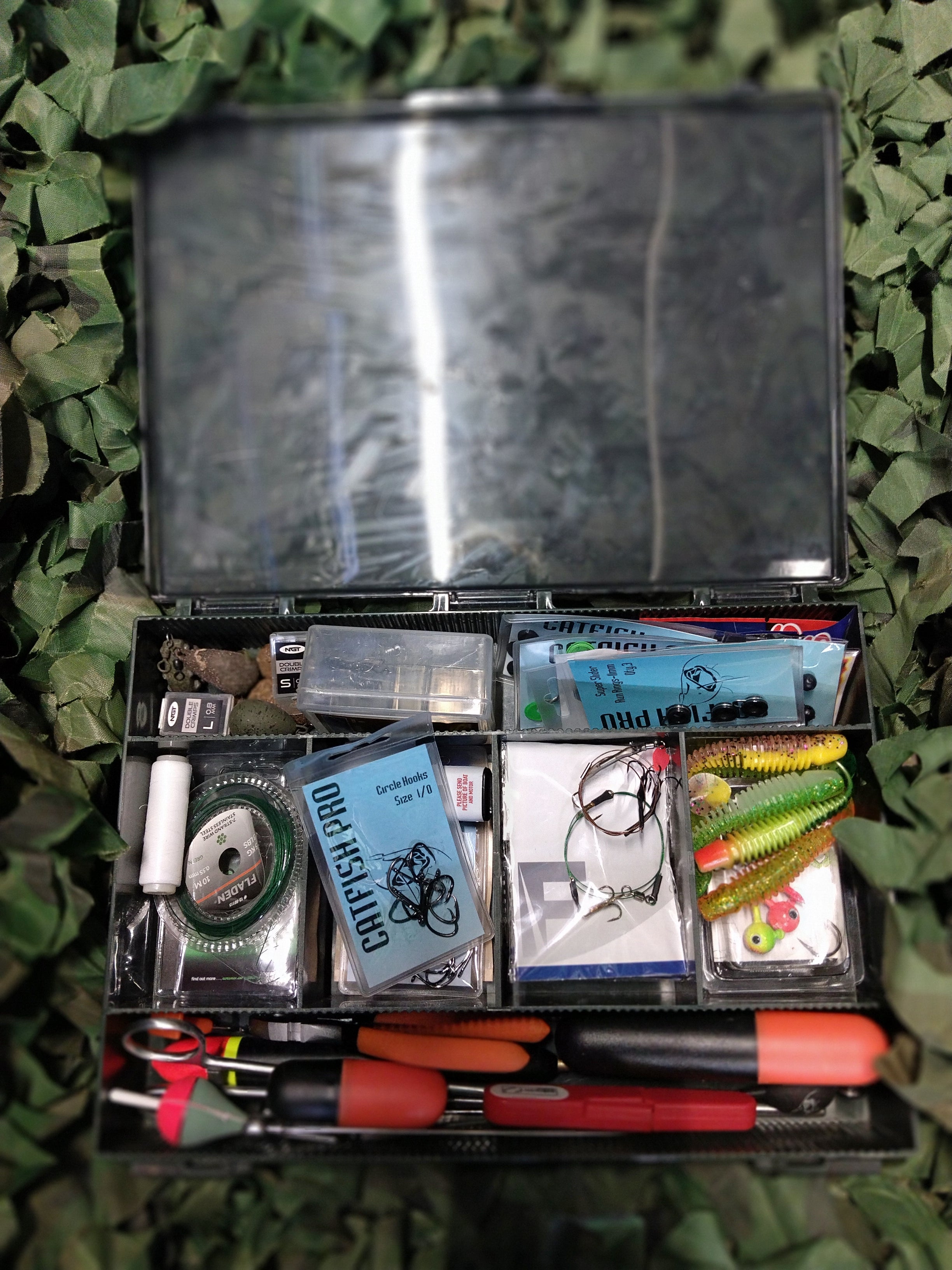 Fully Loaded 'System' Fishing Tackle Box - Pike, Carp or Coarse | Starter & Deluxe Kits