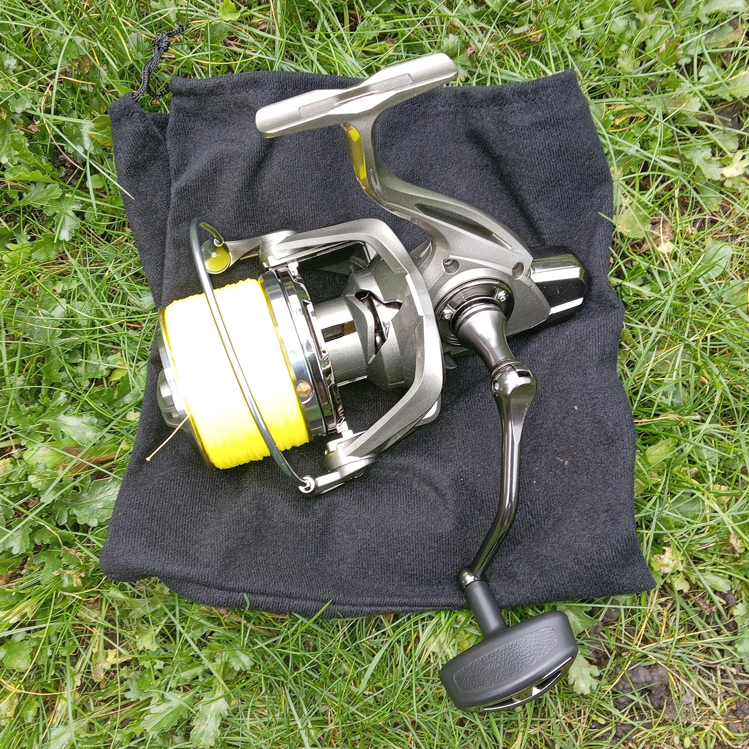 Big Pit Carp Marker Spod Reel Loaded 30lb Yellow Braid 6+1 BB Carp Fishing