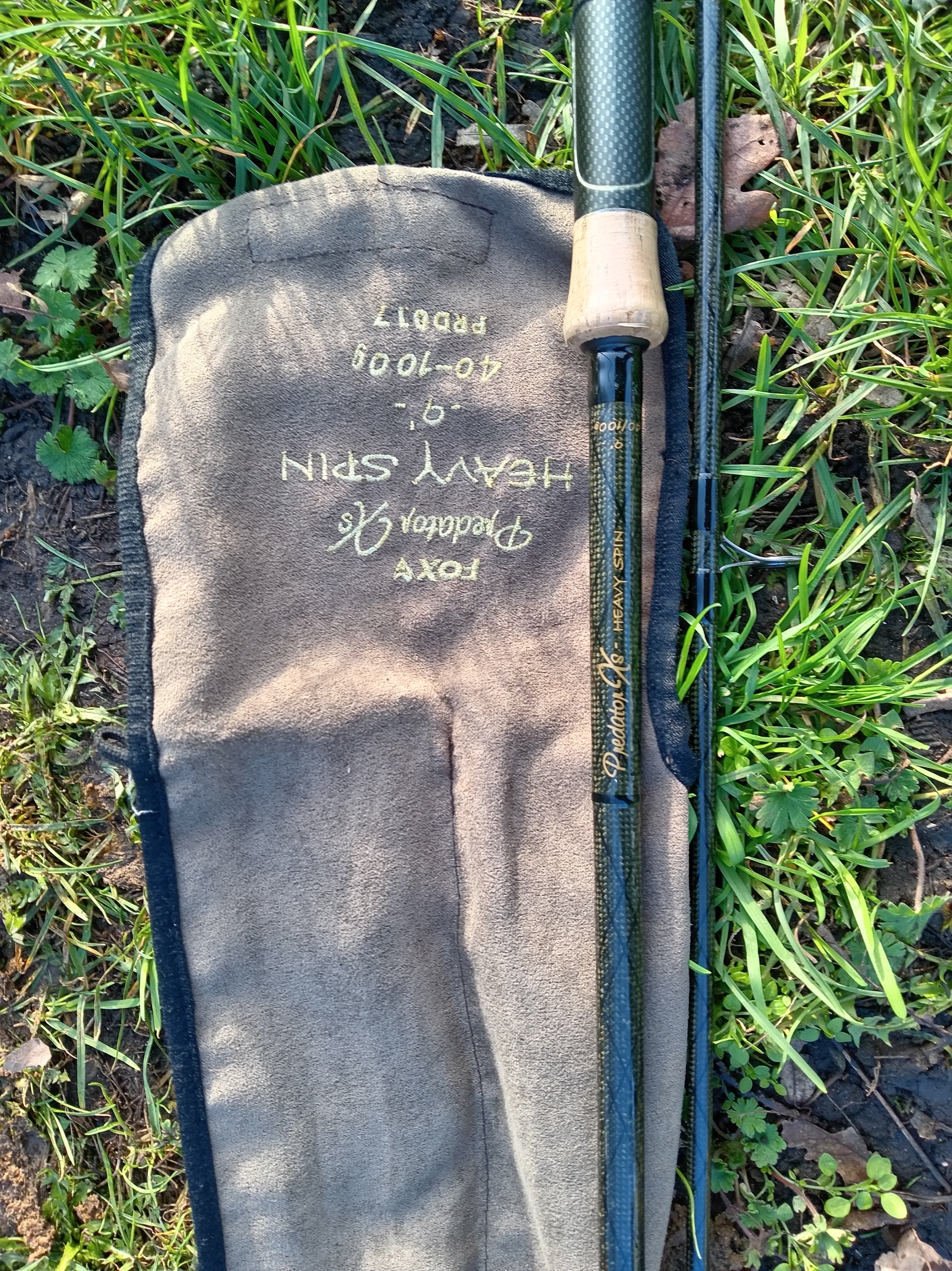 Fox Predator XS 9ft 40-100g Heavy Spinning Rod - Pike Lure Rod - Rare Model