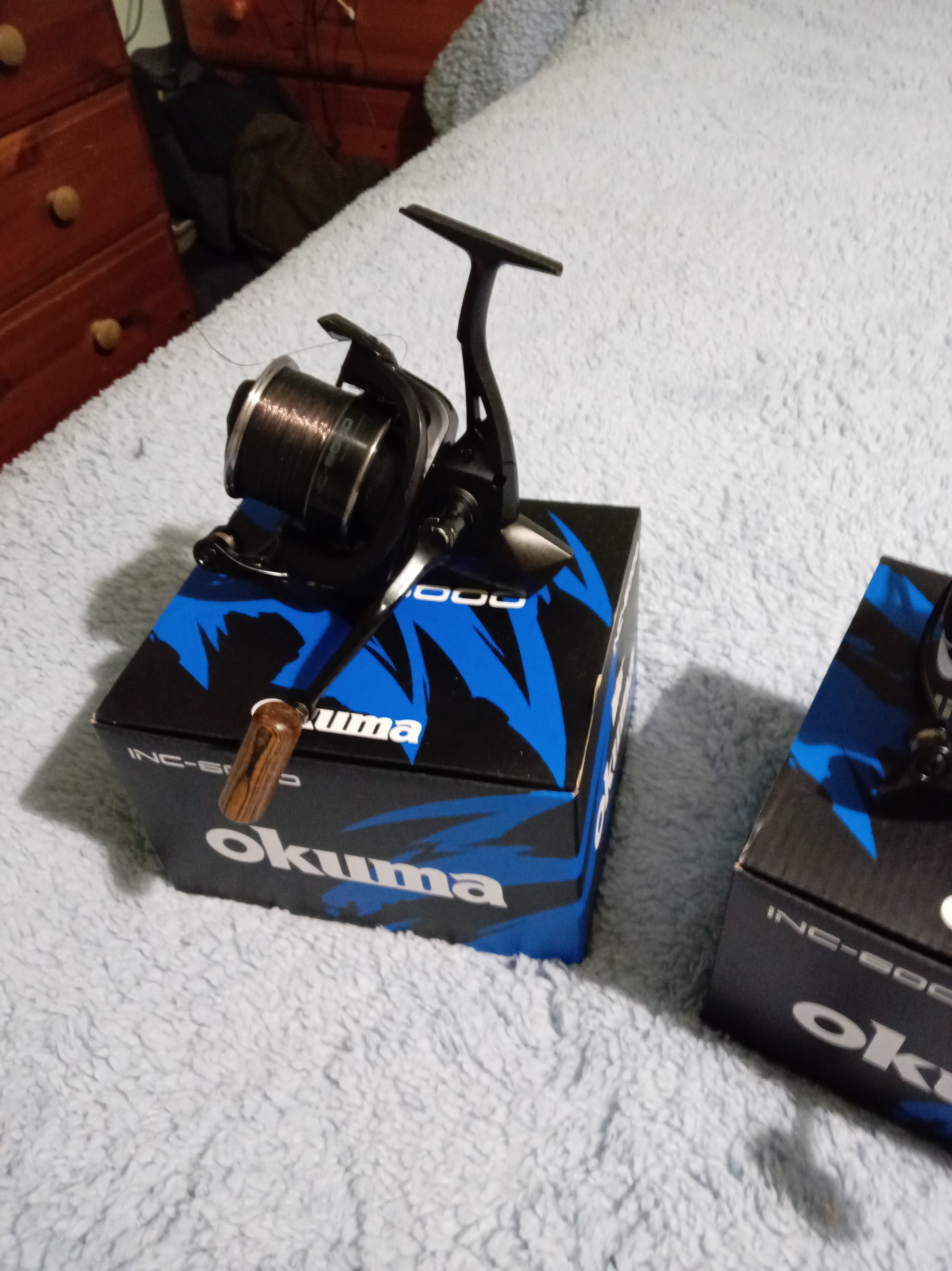 Okuma INC-6000 Compact Big Pit Carp Reel - Immaculate Condition - 3 Available
