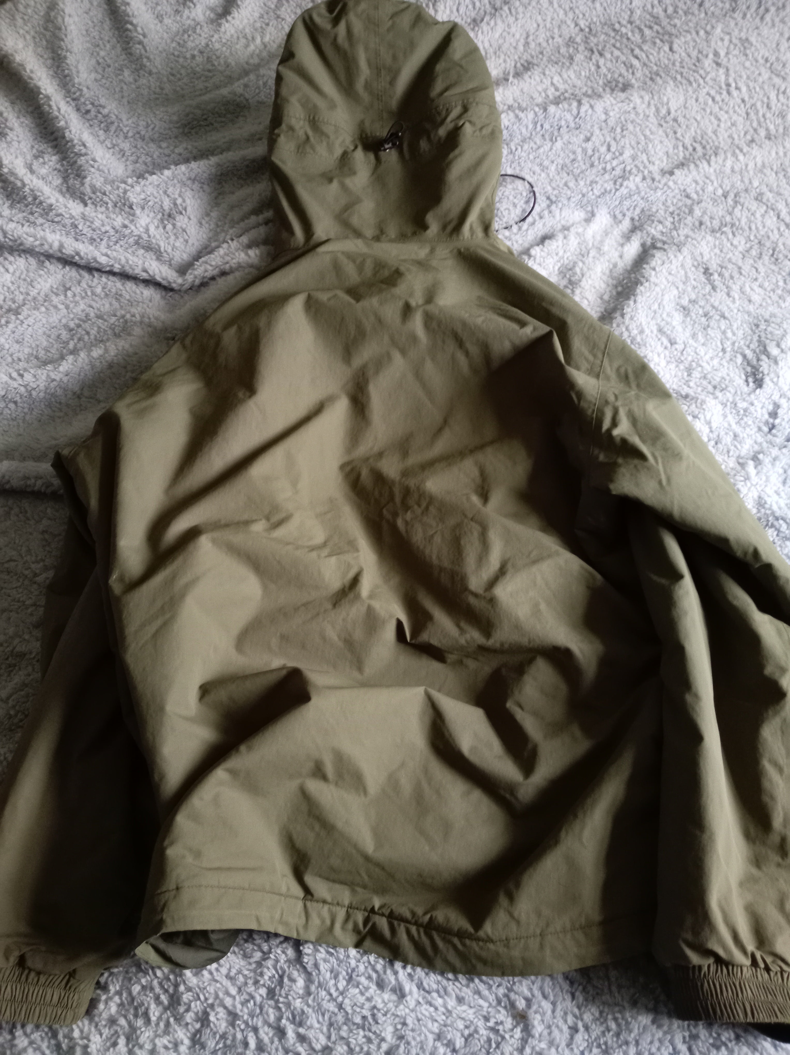 ESP Stash Quilted Hoodie Olive Green Waterproof Fishing Jacket - Superb Condition
