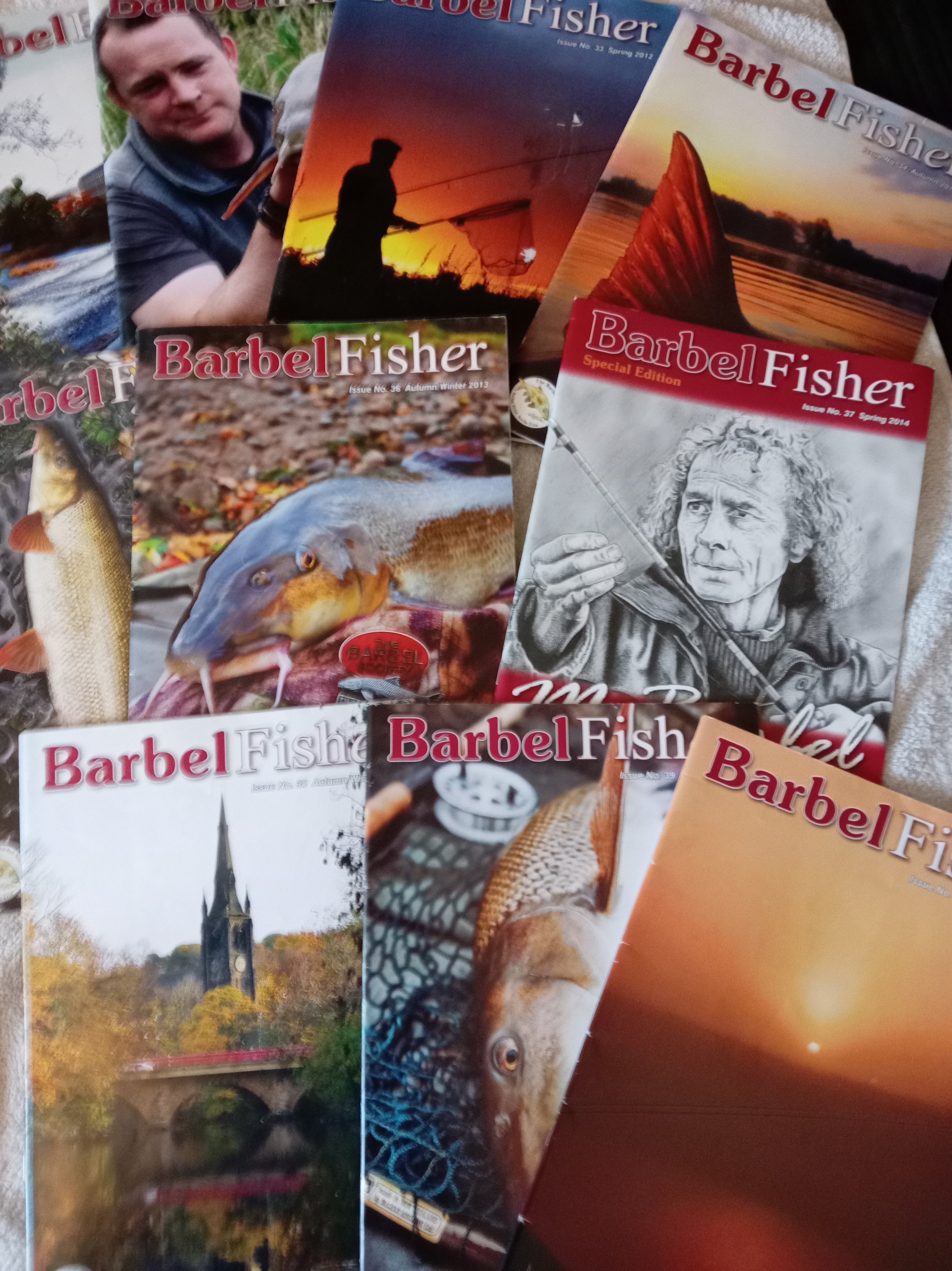 Barbel Fisher Magazine Issues 31-40 - Full Set 10 Issues - 2011 to 2016 - Great Condition