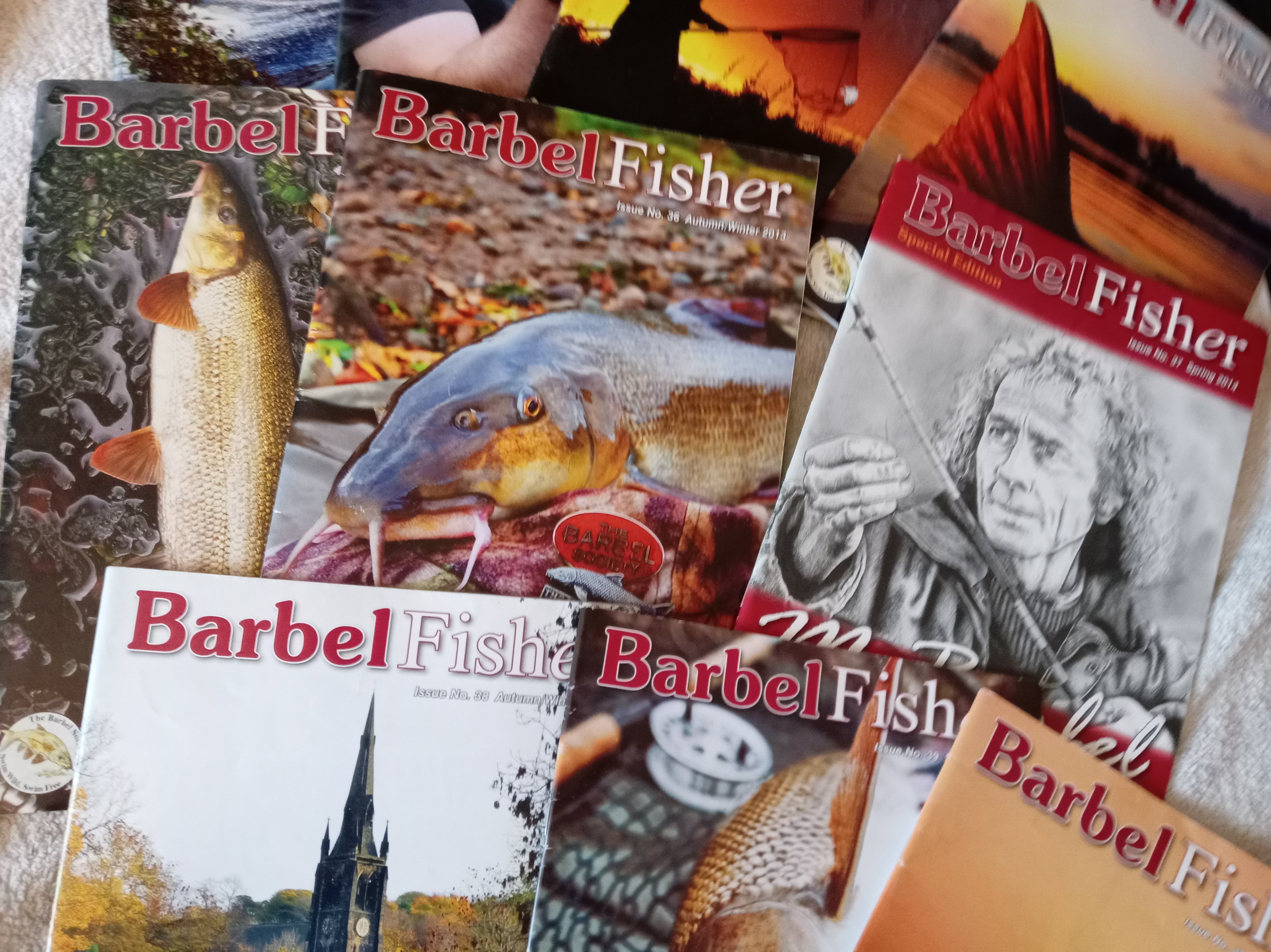 Barbel Fisher Magazine Issues 31-40 - Full Set 10 Issues - 2011 to 2016 - Great Condition