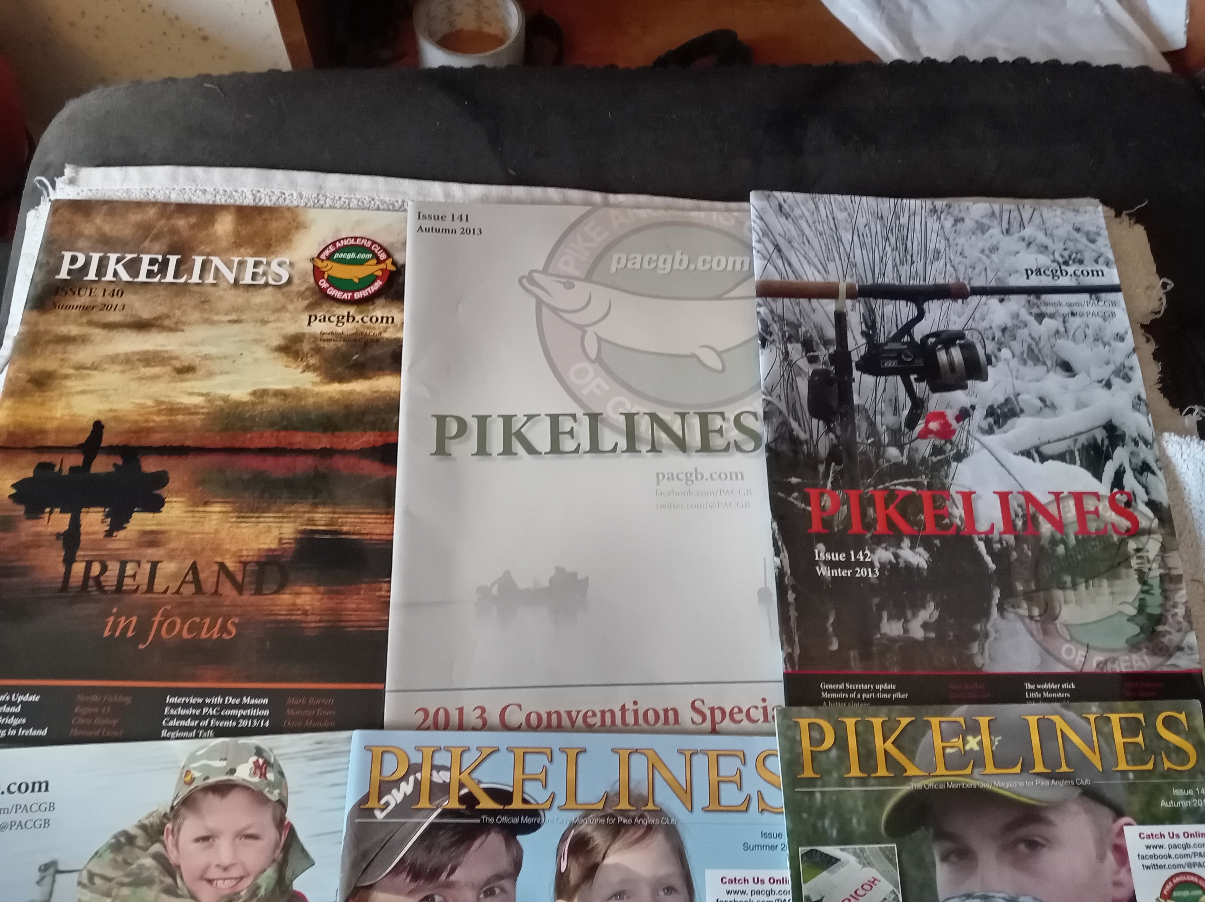 PikeLines Magazine Issues 140-149 - PAC GB Official Journal - 10 Issue Collection