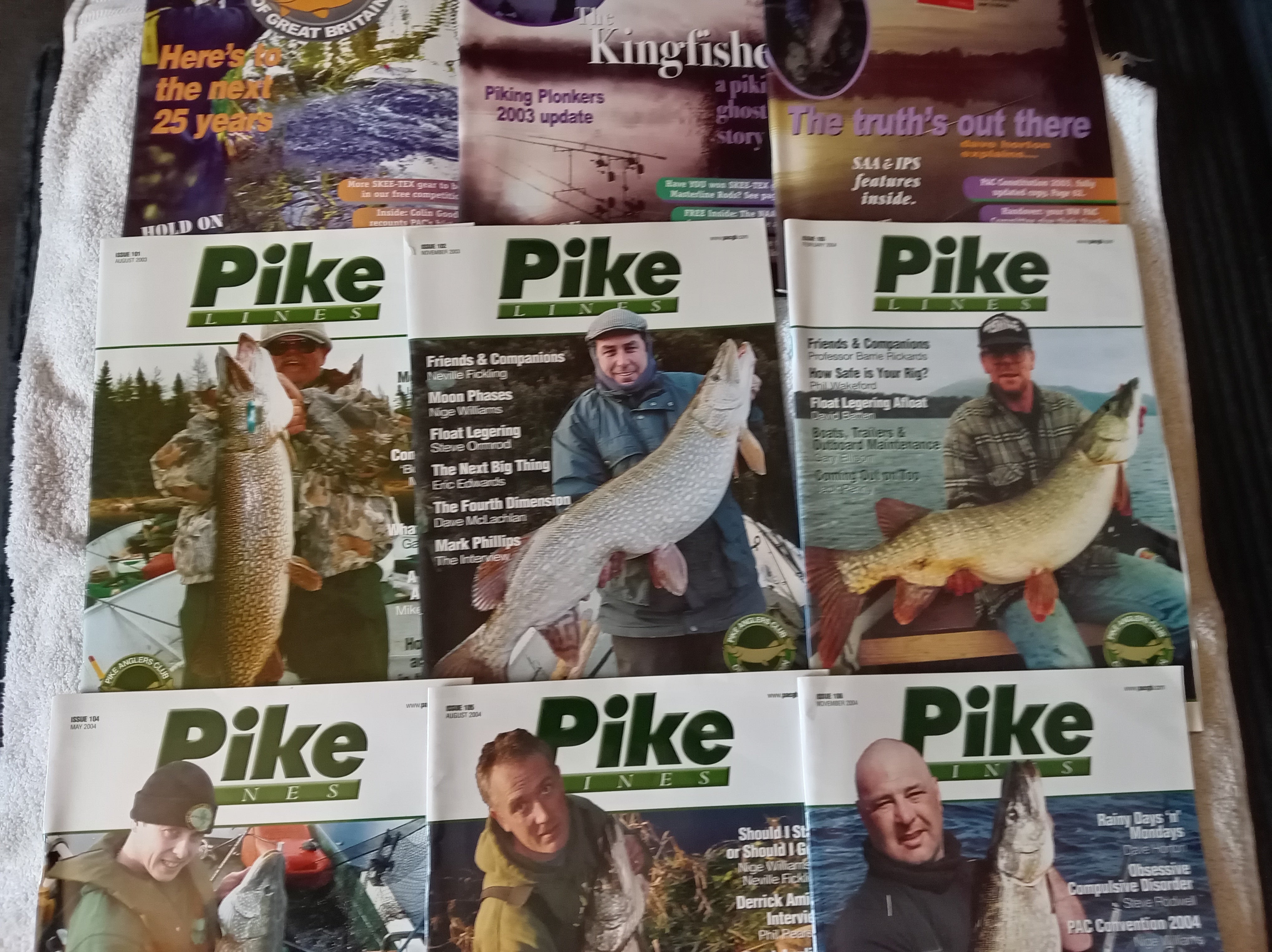 PikeLines Magazine Issues 99-111 - PAC GB Official Journal - 14 Issue Collection