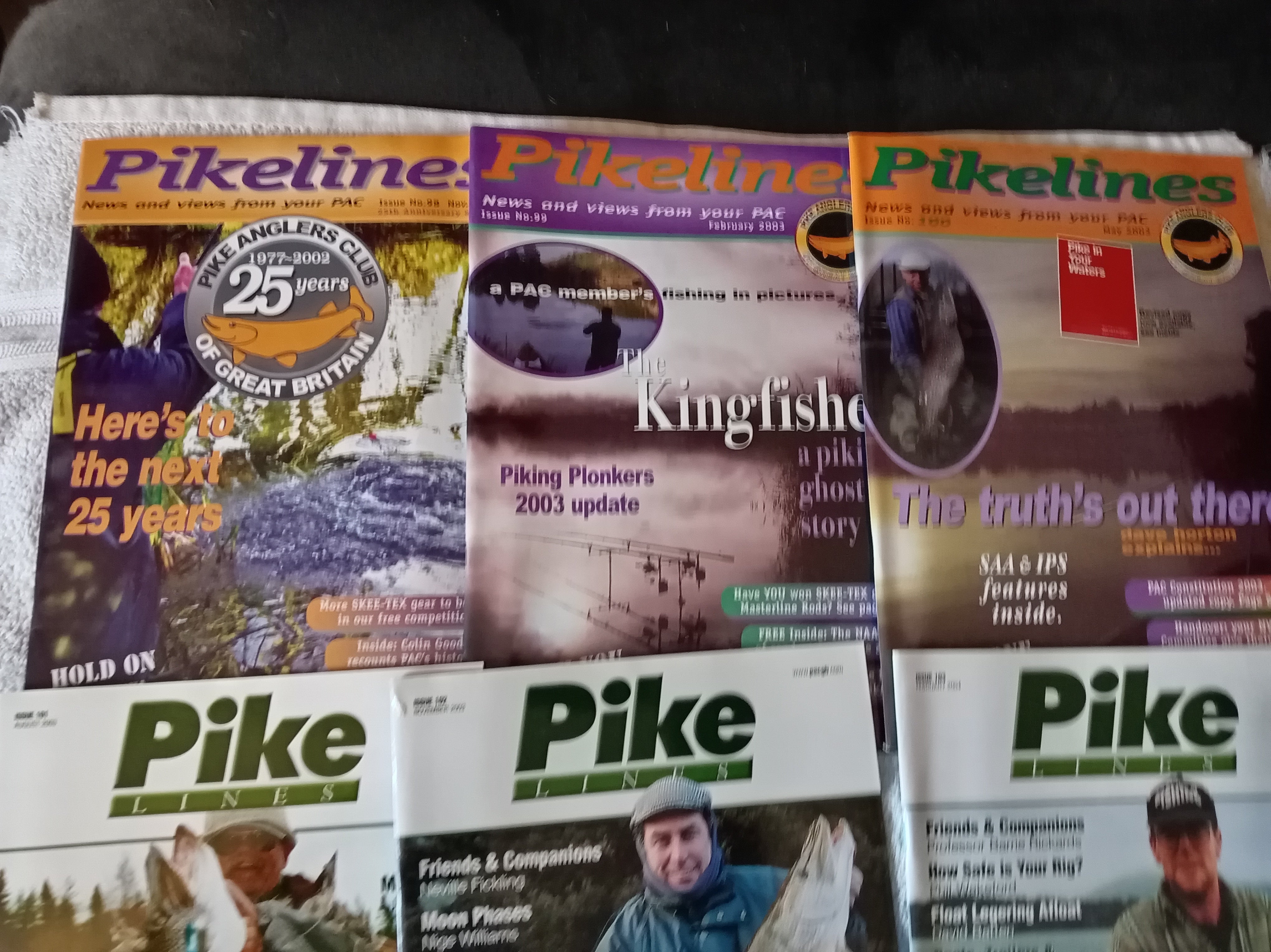 PikeLines Magazine Issues 99-111 - PAC GB Official Journal - 14 Issue Collection