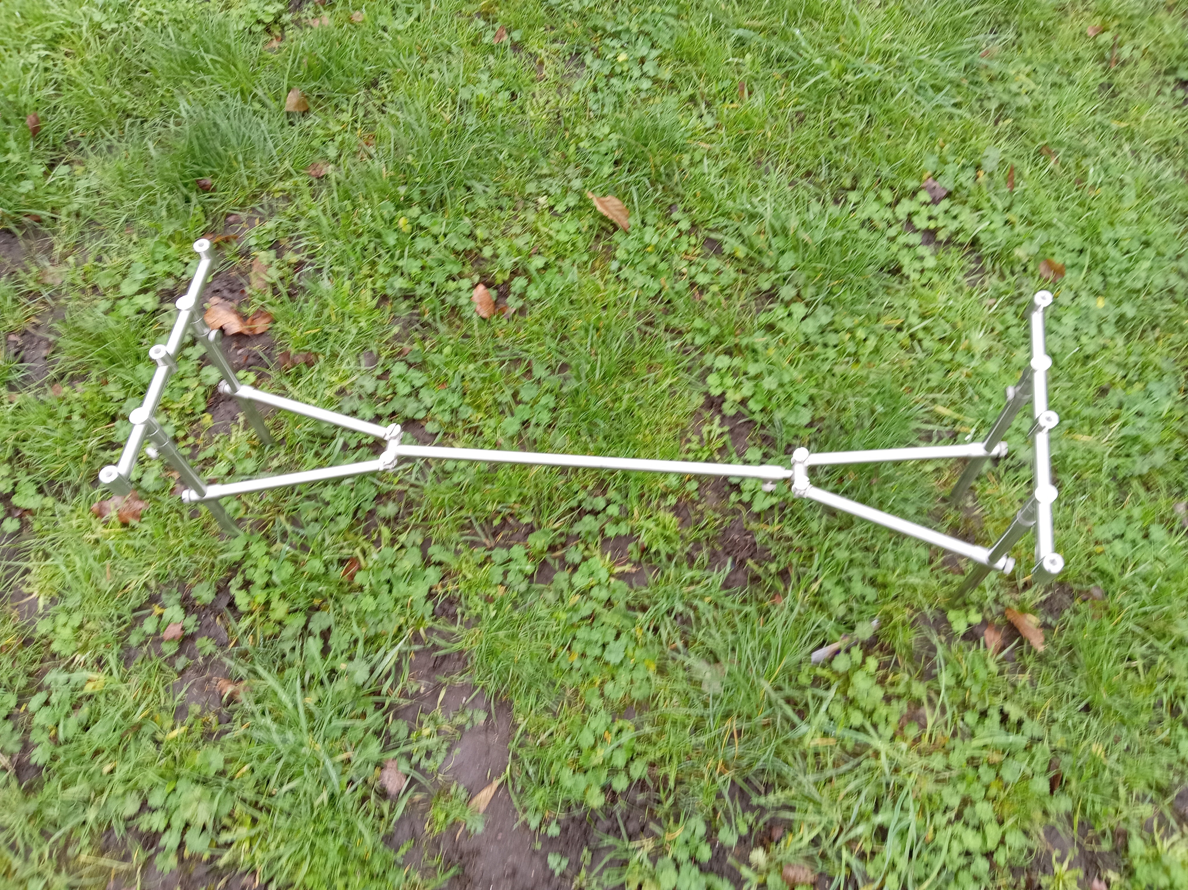 Chub Chunky Stainless Steel 3 Rod Pod & Case - Adjustable Carp Fishing Setup