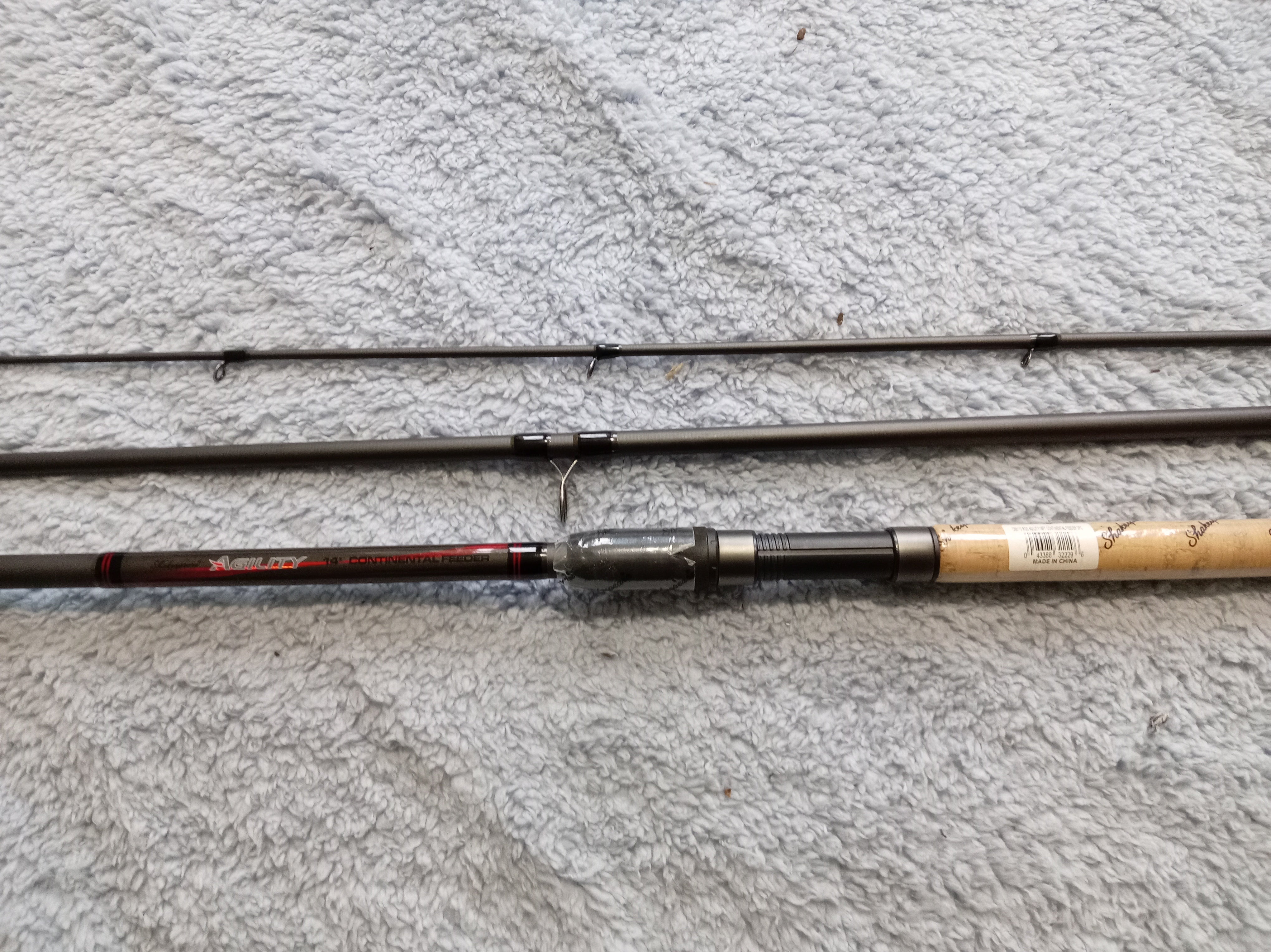 Shakespeare Agility Continental 14ft Feeder Rod | 150g Casting Weight | 3pc Carbon