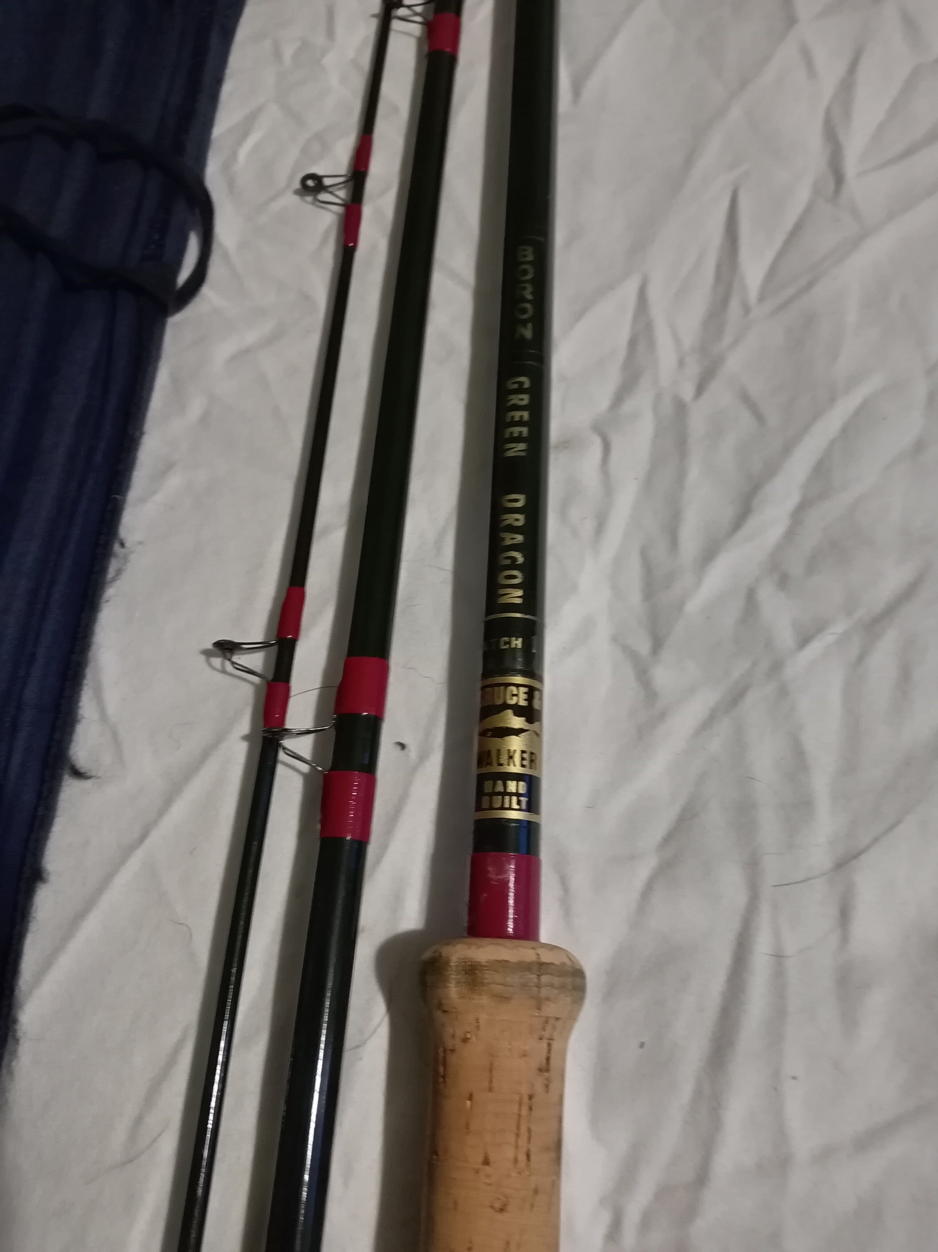 Bruce & Walker 13’ Boron Green Dragon Match Rod | Hand Built | Excellent Condition