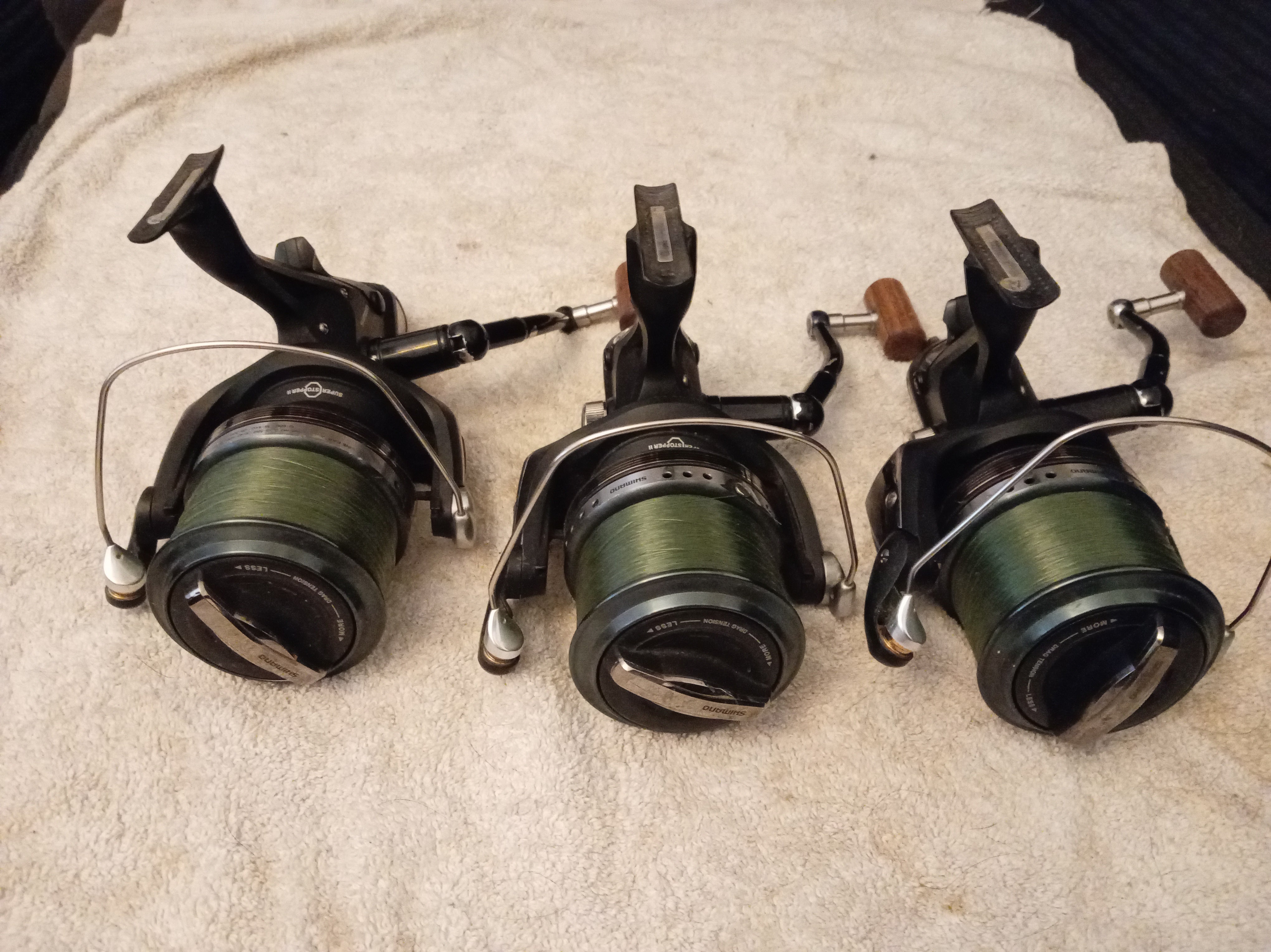 3 x Shimano Big Baitrunner XT-A Longcast Reels - Used - Fully Functional