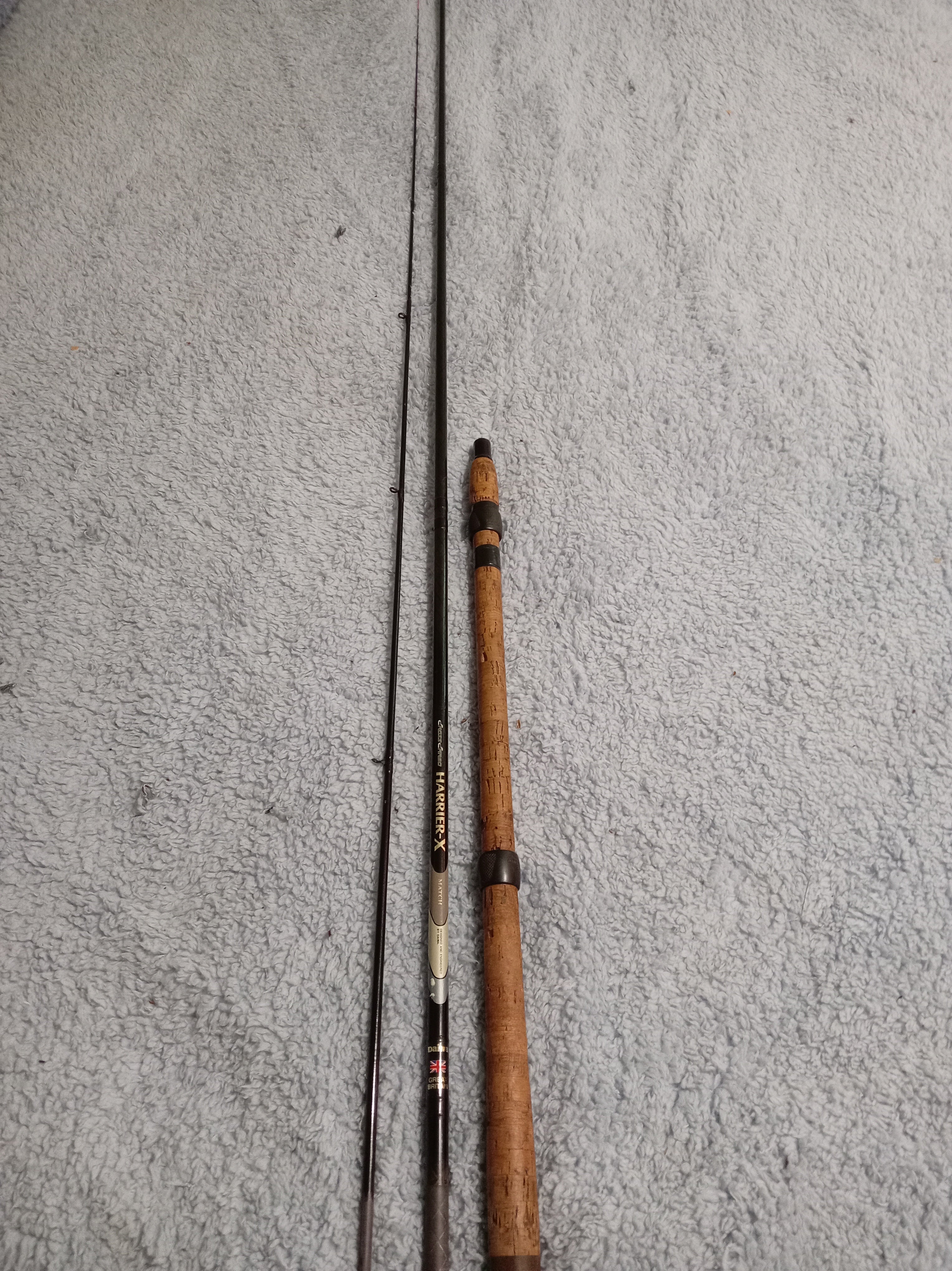 Daiwa Harrier-X Match 11ft Quiver Rod - UK Made - 11’ Ledgering Rod + Bag