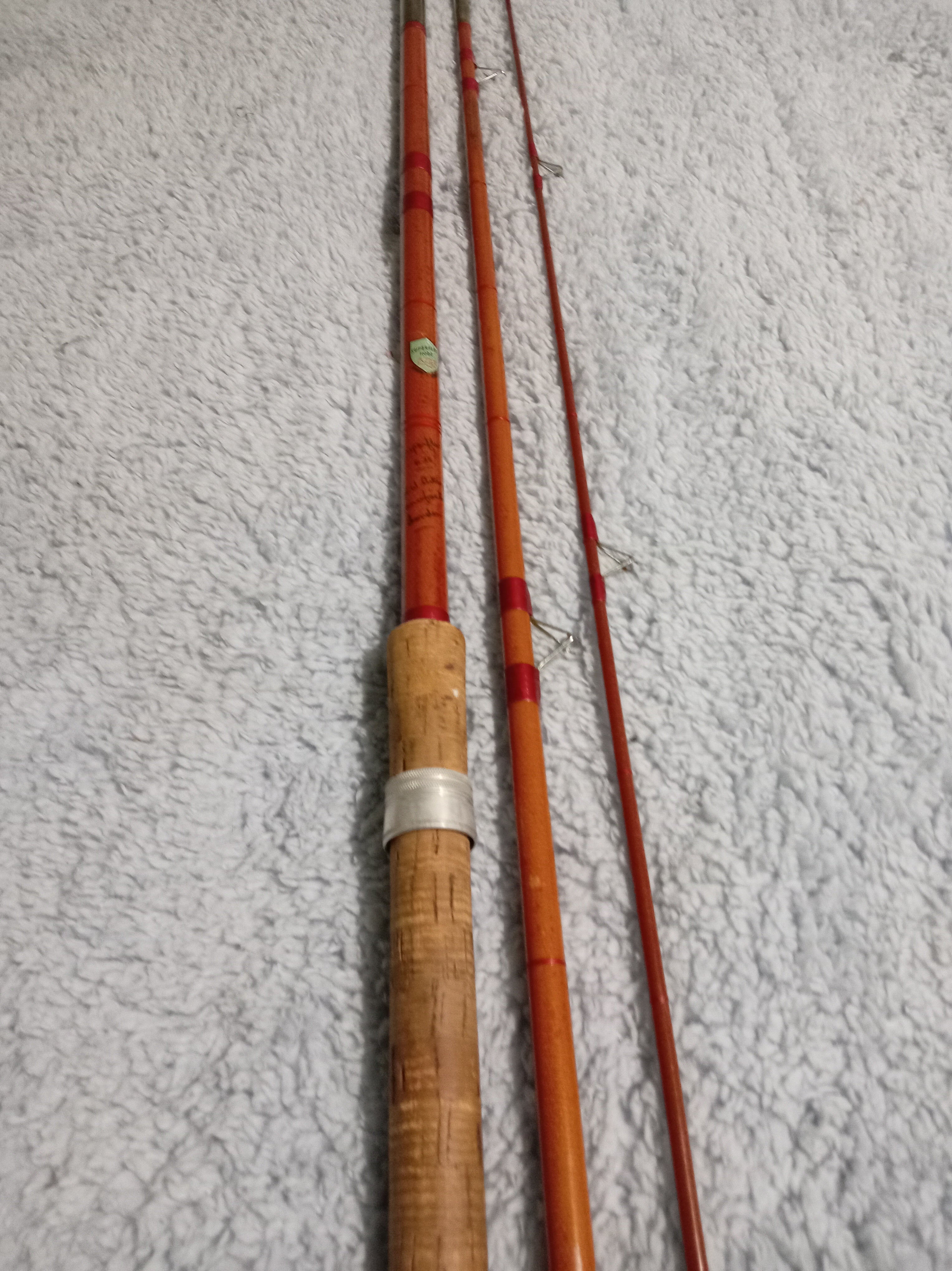 HW Aiken Superflex 5-25 Fishing Rod | London Made | Rare Vintage Condition