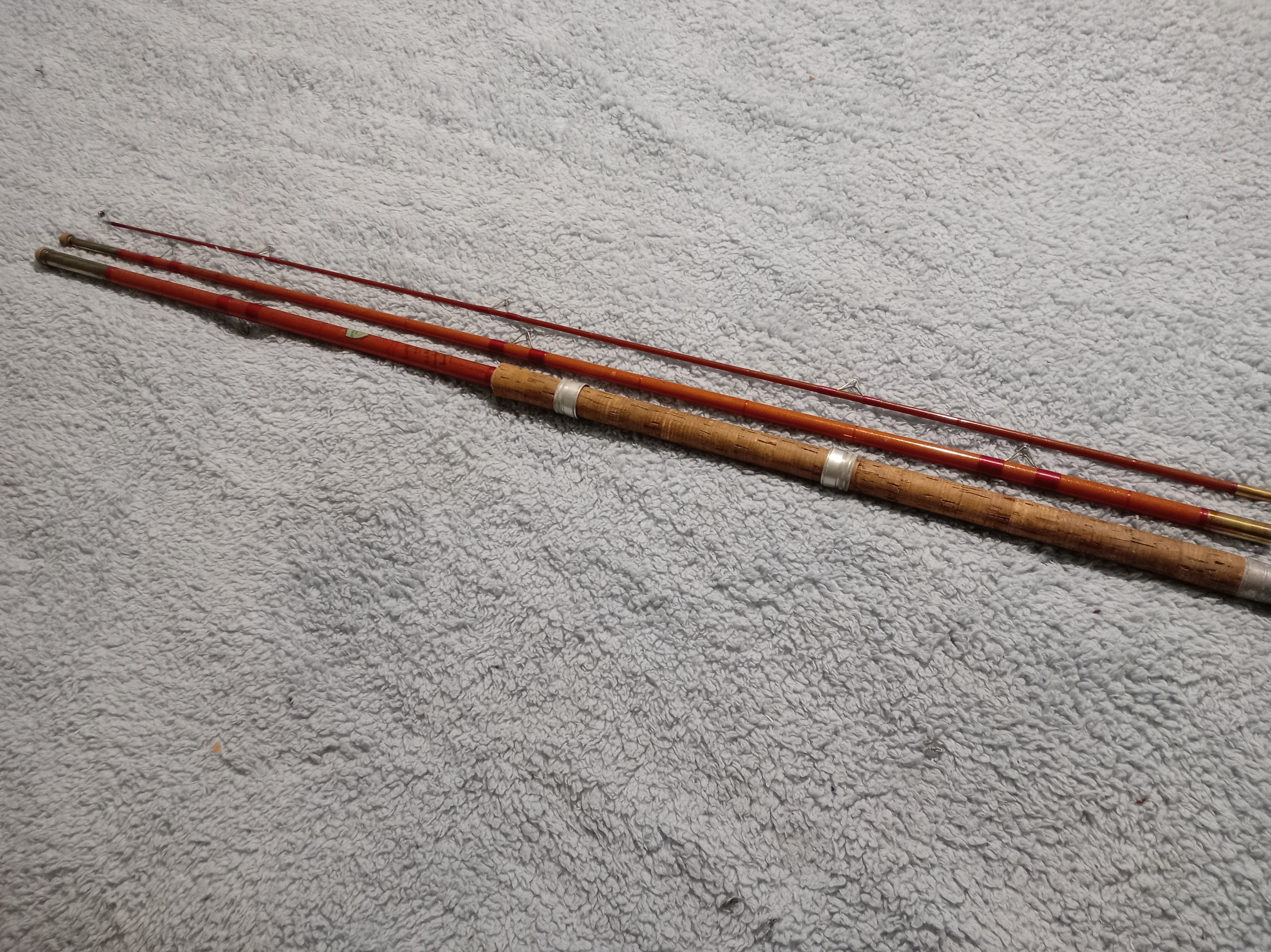 HW Aiken Superflex 5-25 Fishing Rod | London Made | Rare Vintage Condition