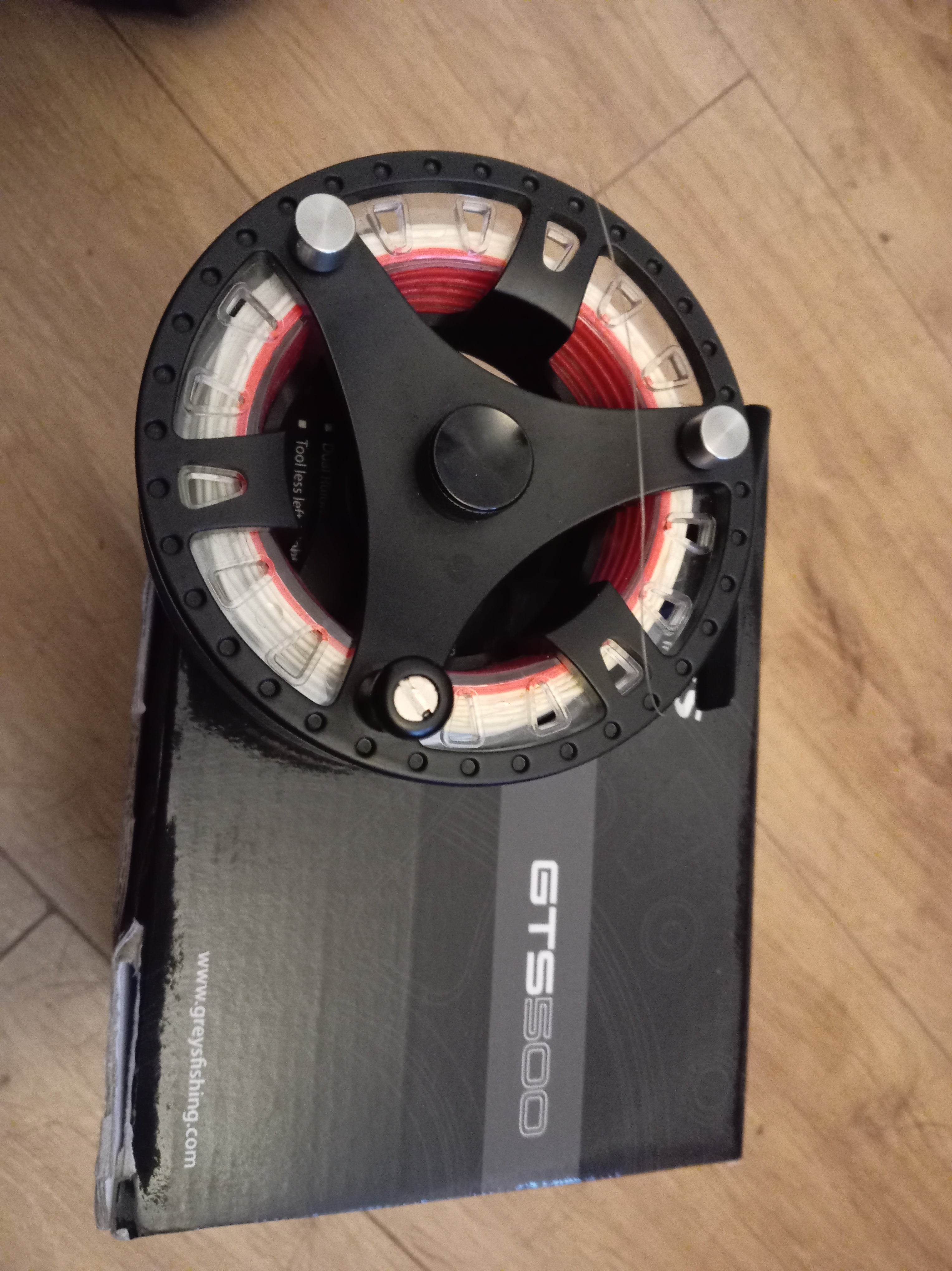 Greys GTS500 Fly Reel - Large Arbor Cassette Reel + 2 Spare Spools & Case - VGC