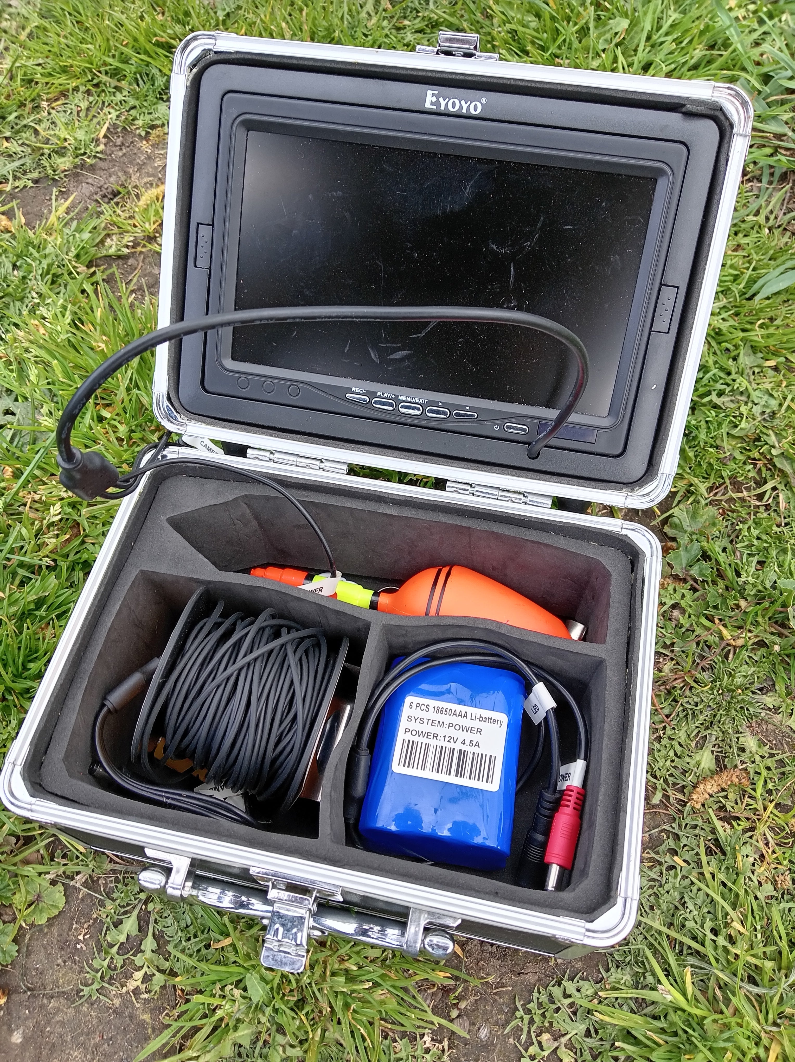 Eyoyo Underwater Fishing Camera System 7 Inch LCD Monitor - Used - Tested Working
