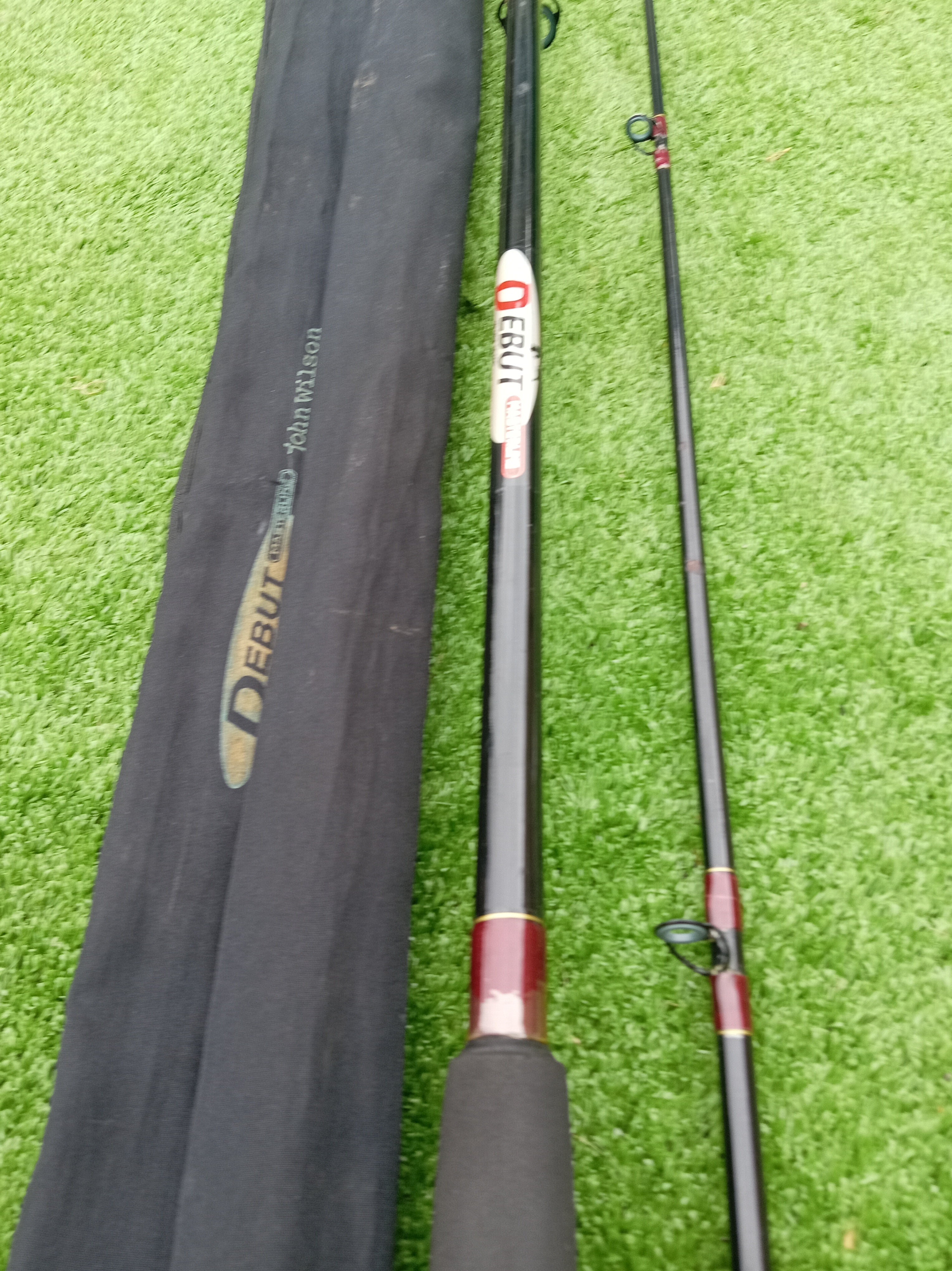 Masterline John Wilson Debut 9ft Spinning Rod DS090 | 2-Piece Lure Rod & Bag